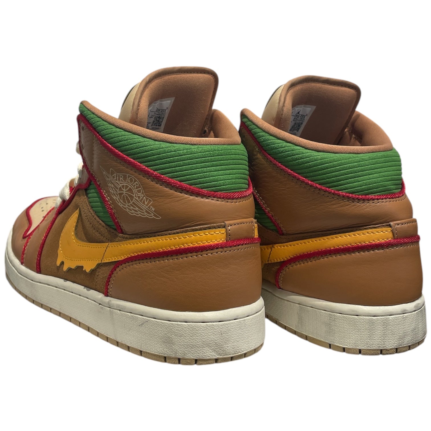 NIKE/Hi-Sneakers/US 11/Leather/CML/JORDAN 1 BURGER IB7403-224 view 2