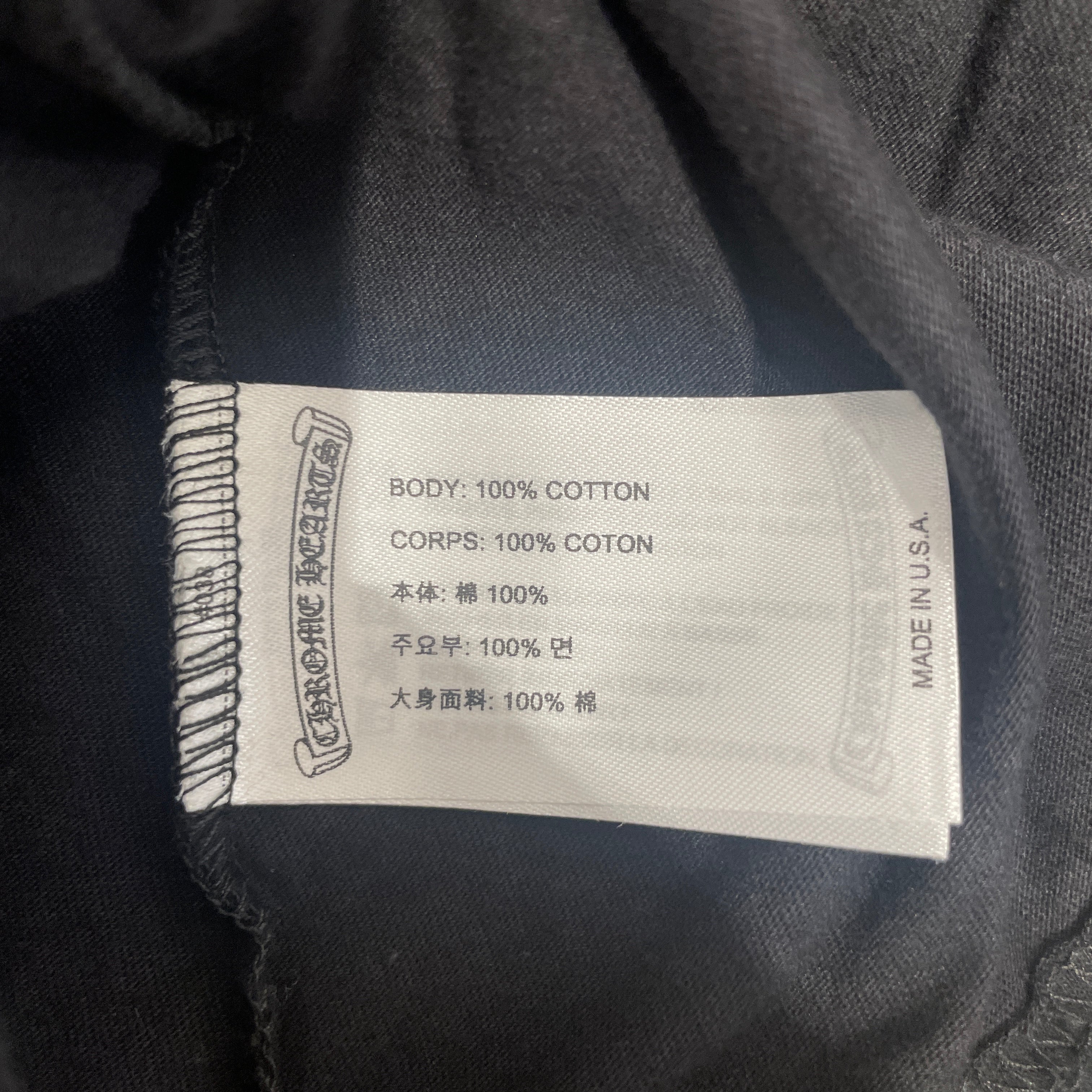 CHROME HEARTS/T-Shirt/L/Cotton/BLK/FOTI view 4