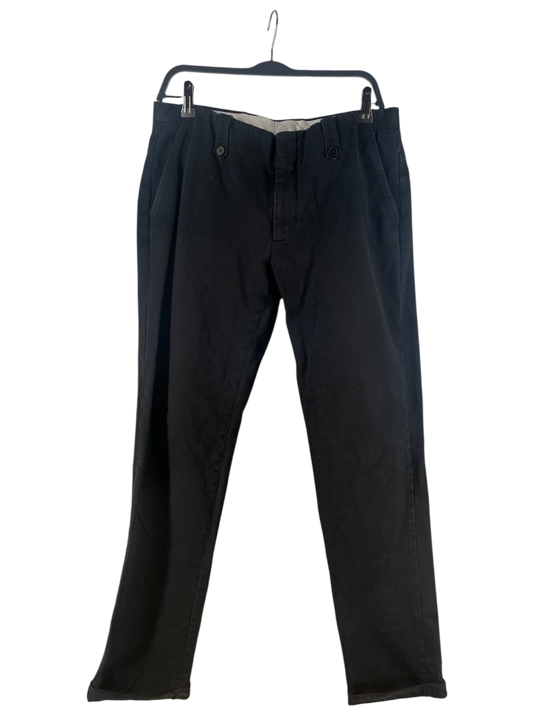 Maison Margiela/Straight Pants/50/Cotton/BLK/03 5794 9931 view 1
