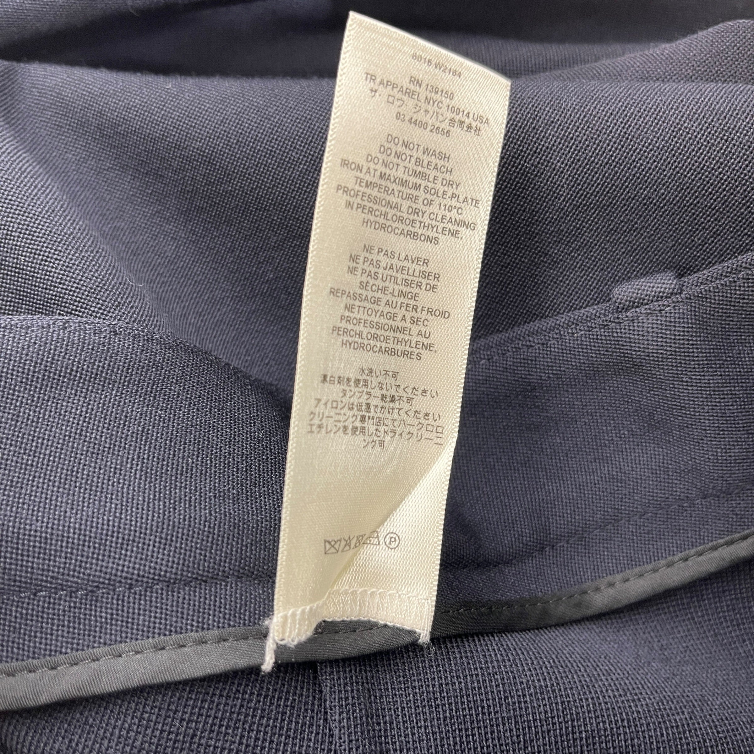 THROW/Straight Pants/10/Cotton/NVY/Straight leg trousers view 5