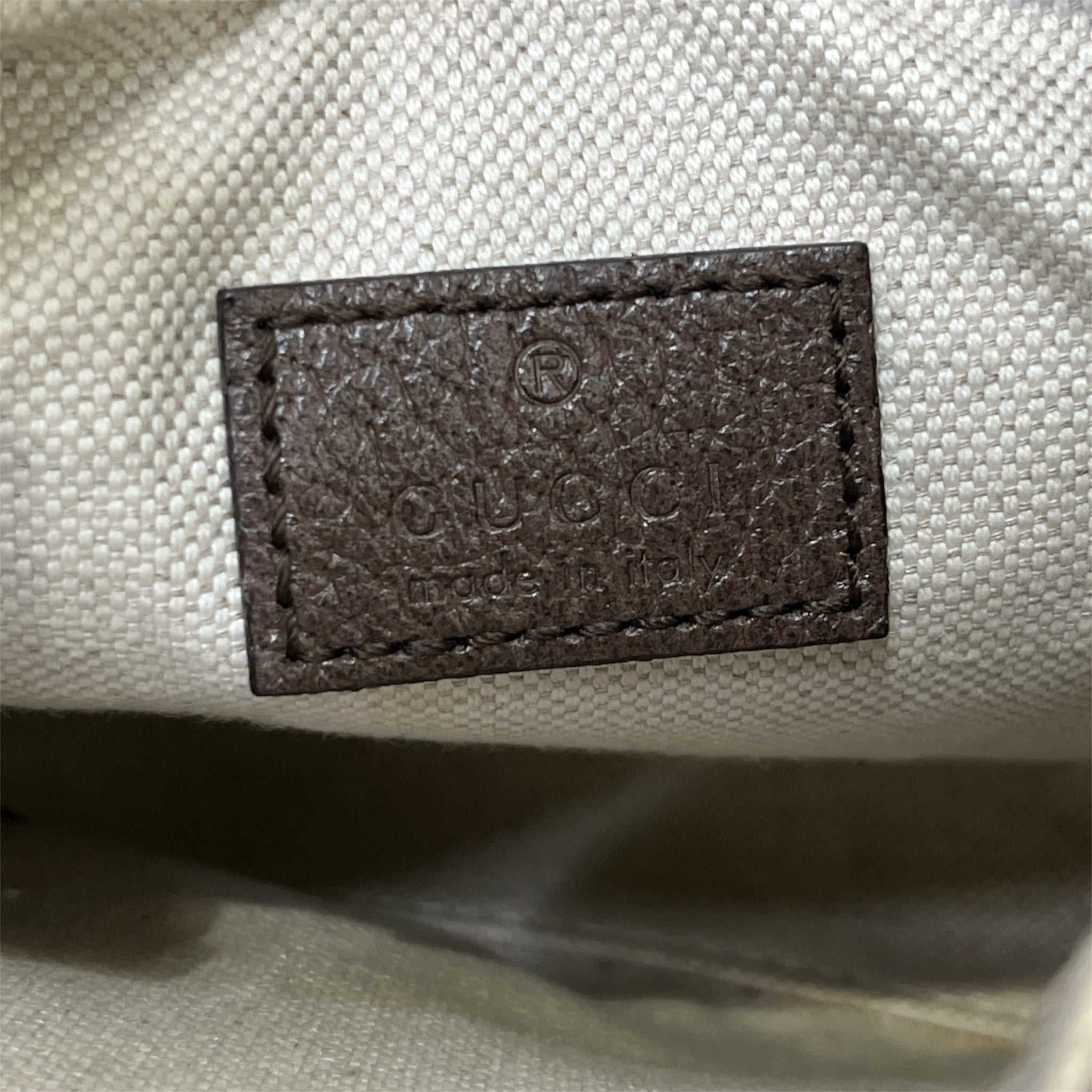 GUCCI/Cross Body Bag/Monogram/Leather/BEG/Attache Handbag GG supreme view 5