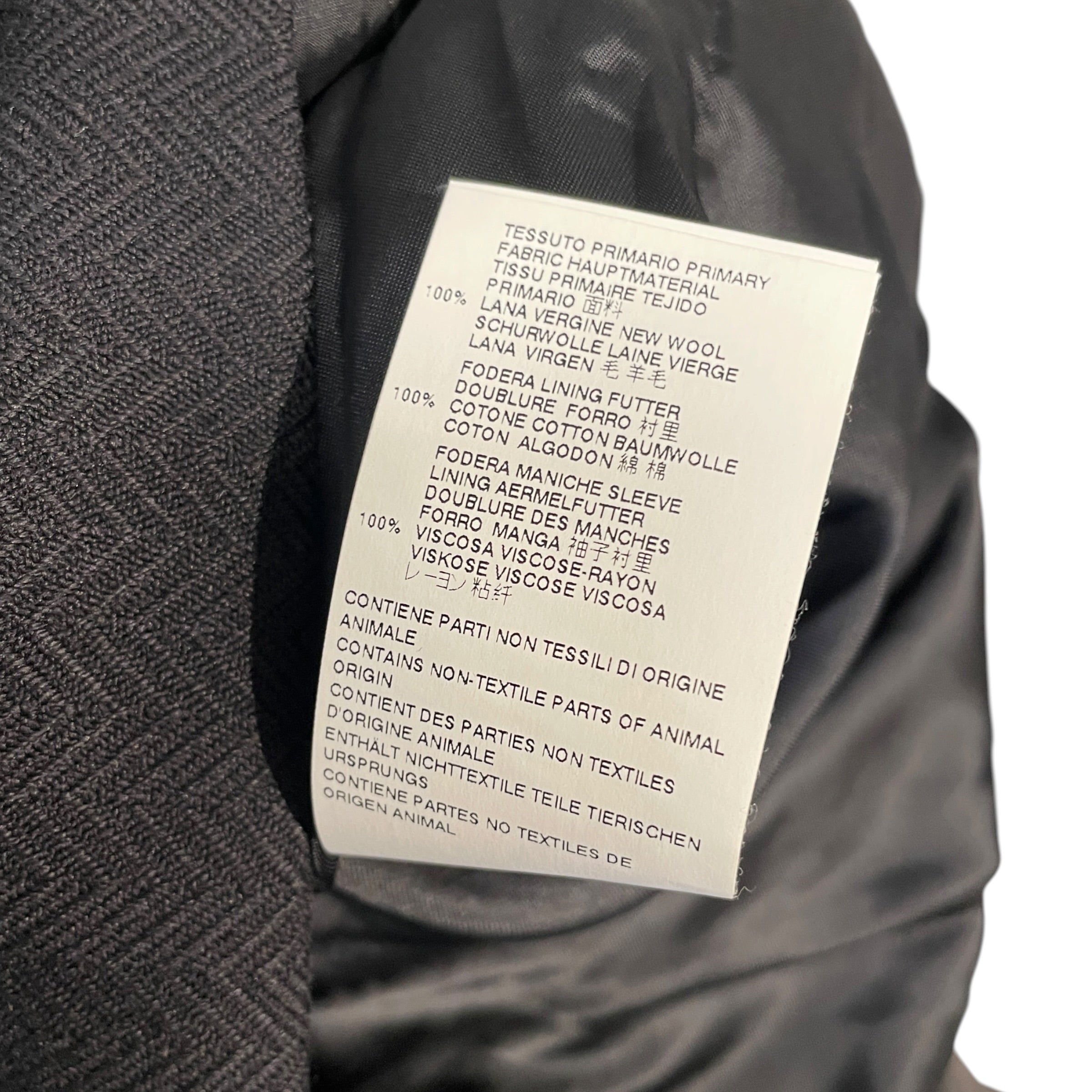 Martin Margiela/Jacket/50/Wool/BLK/HERRINGBONE HARRINGTON JKT view 6