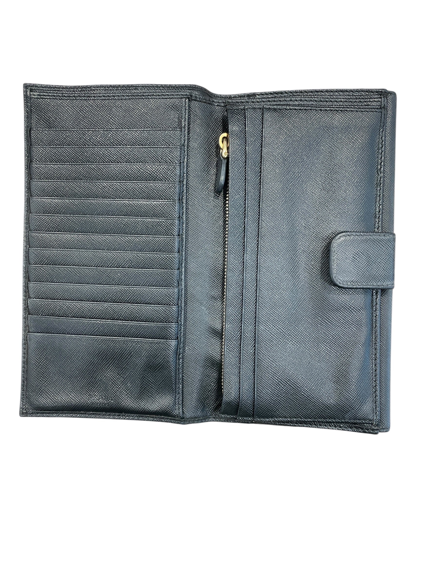 PRADA/Long Wallet/BLK/M's/H346M2B view 3