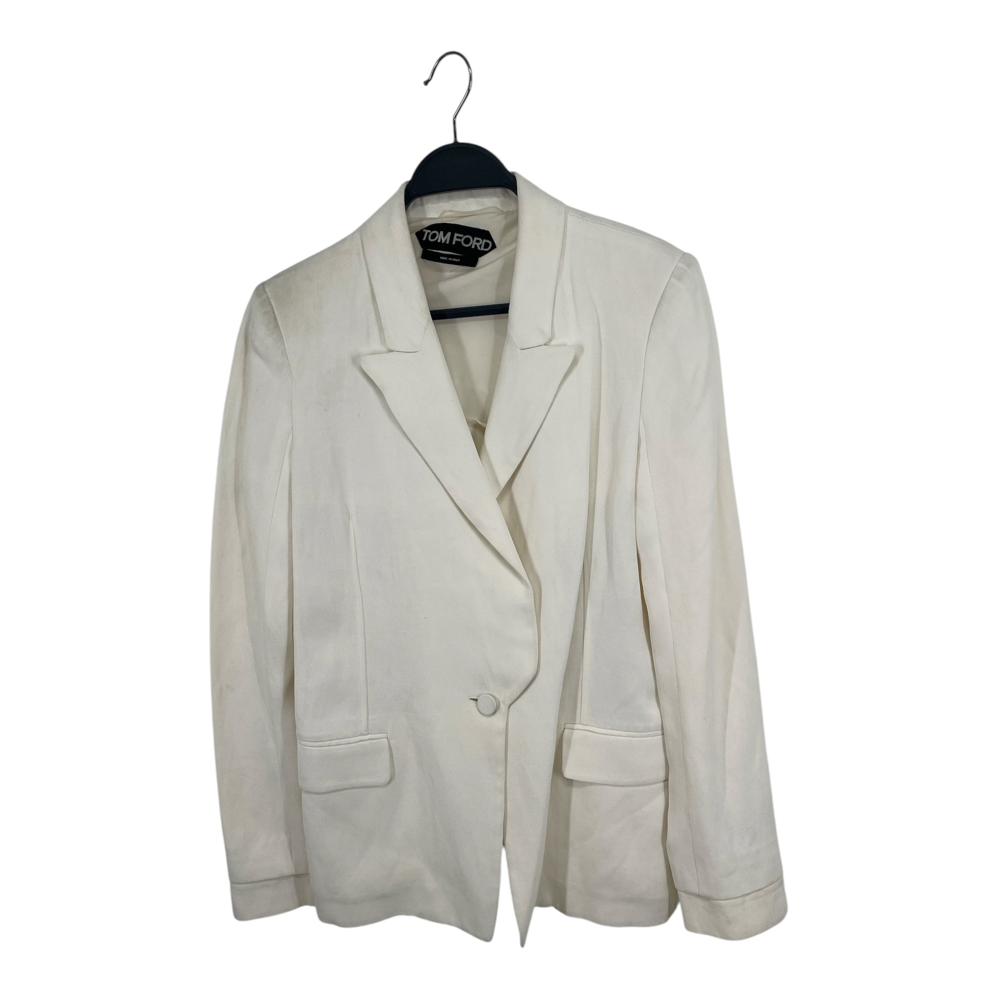 TOM FORD/Jacket/42/WHT/ACETATE SINGLE BUTTON view 1