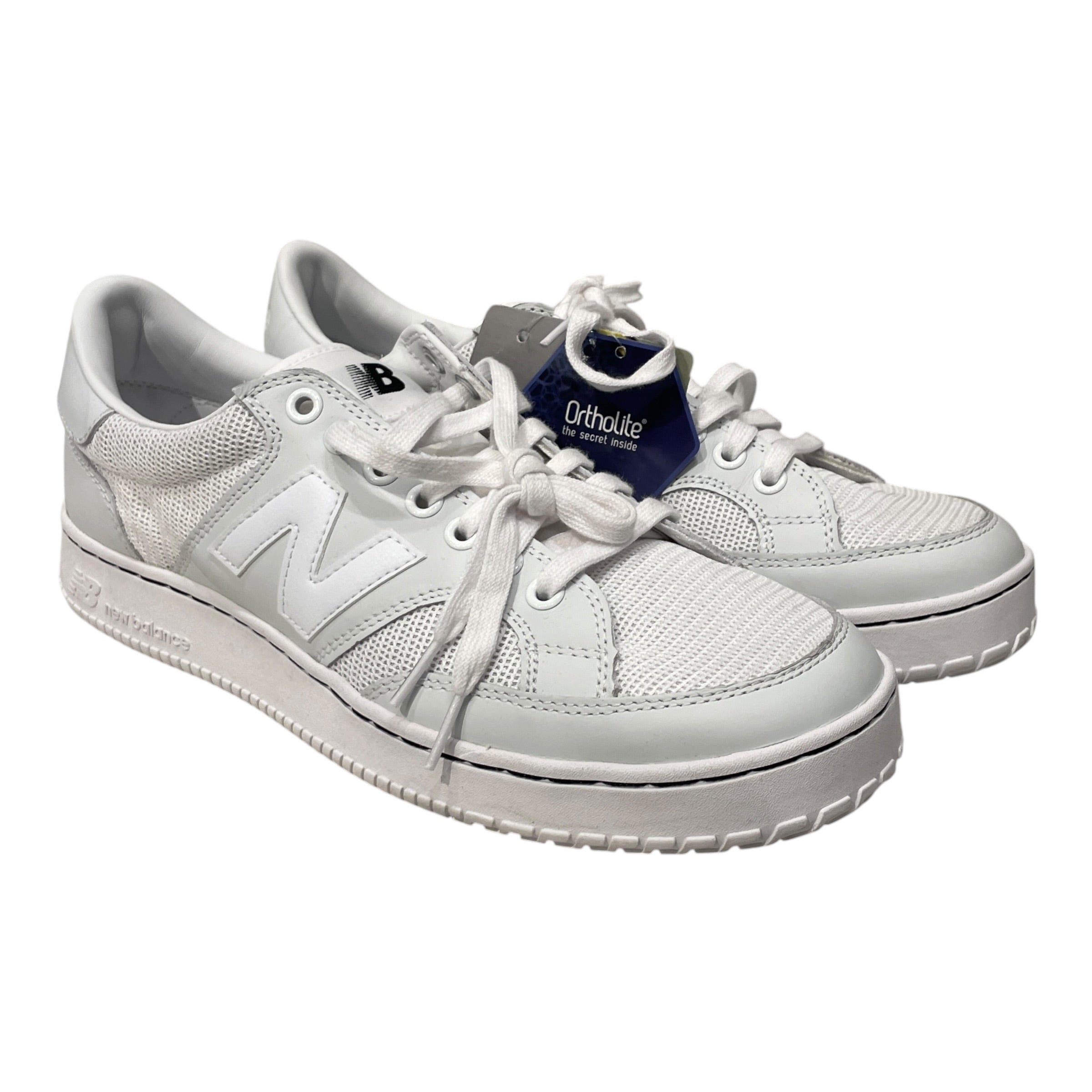 JUNYA WATANABE COMME des GARCONS MAN/NIKE/Low-Sneakers/EU 42.5/Cotton/WHT/YEL VIBRAM LOGO SHOE BOTTOM view 1