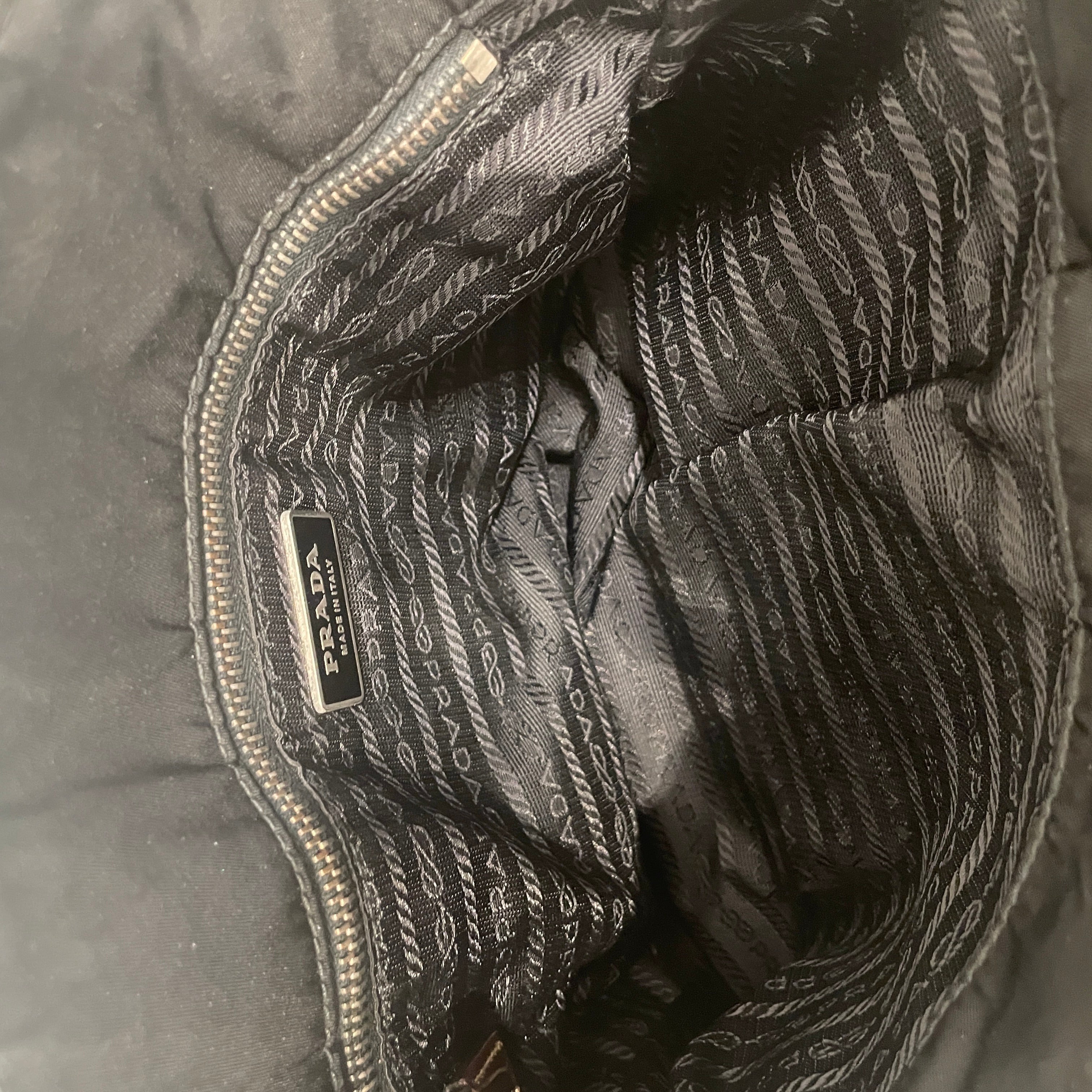 PRADA/Bag/Nylon/BLK/TESSUTO SNAKESKIN view 4