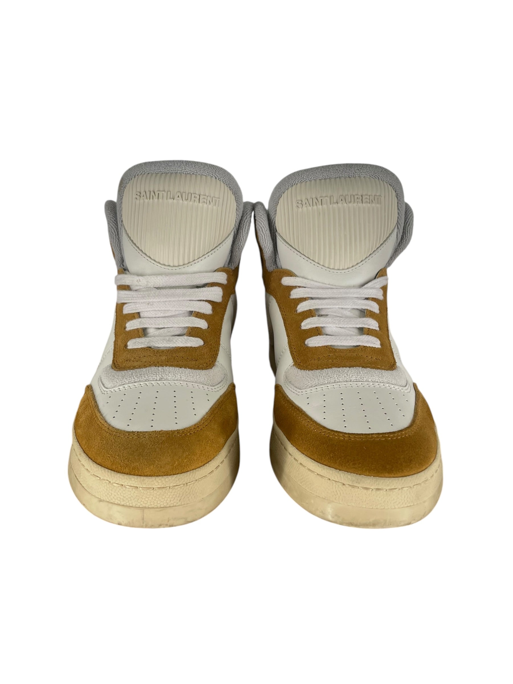 SAINT LAURENT/Hi-Sneakers/EU 40/Leather/WHT/SL/80 SNEAKER - 757358 view 4