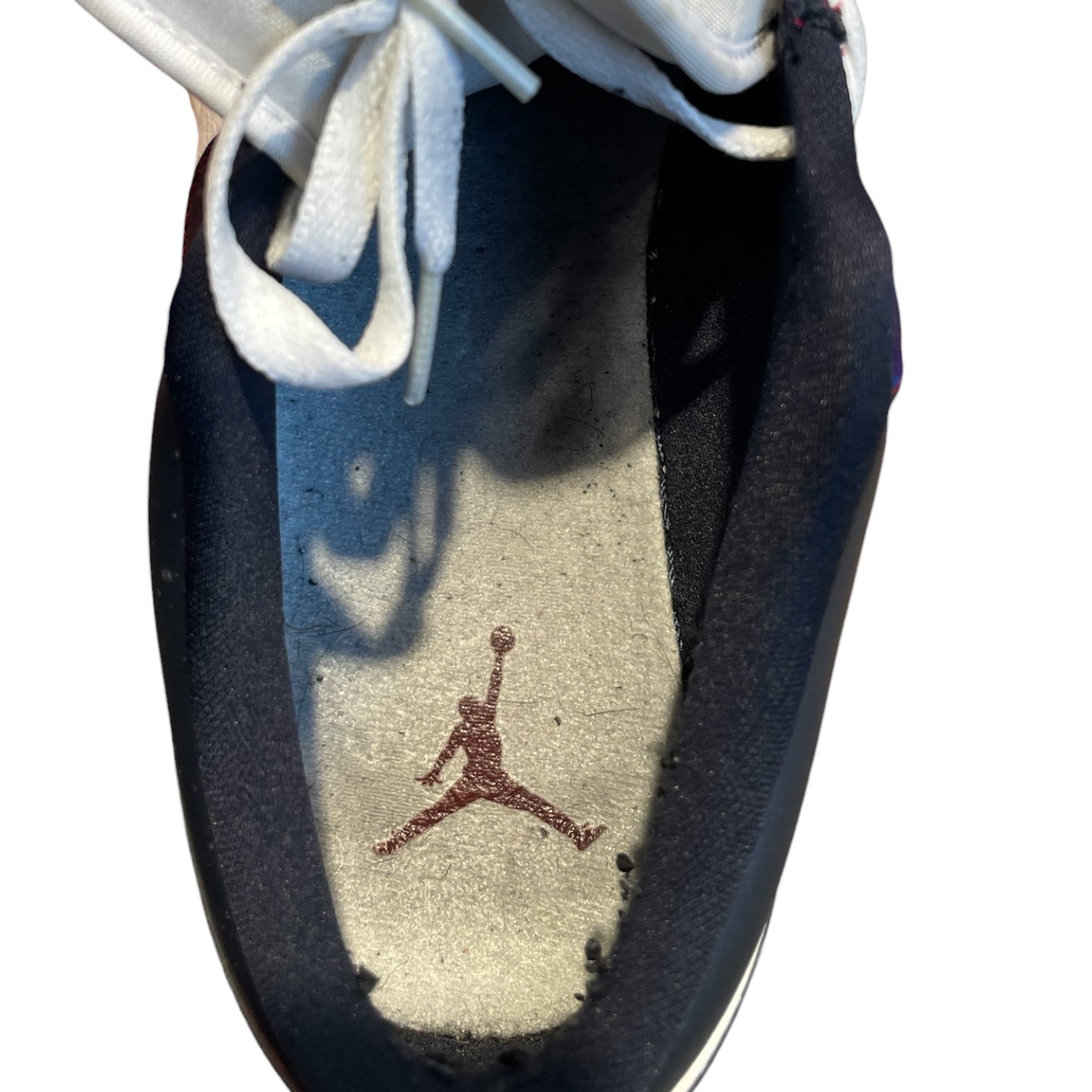 JORDAN BRAND/Low-Sneakers/US 11.5/Graphic/Cotton/MLT/TRIANGLE/JUMPMAN TONGUE view 3