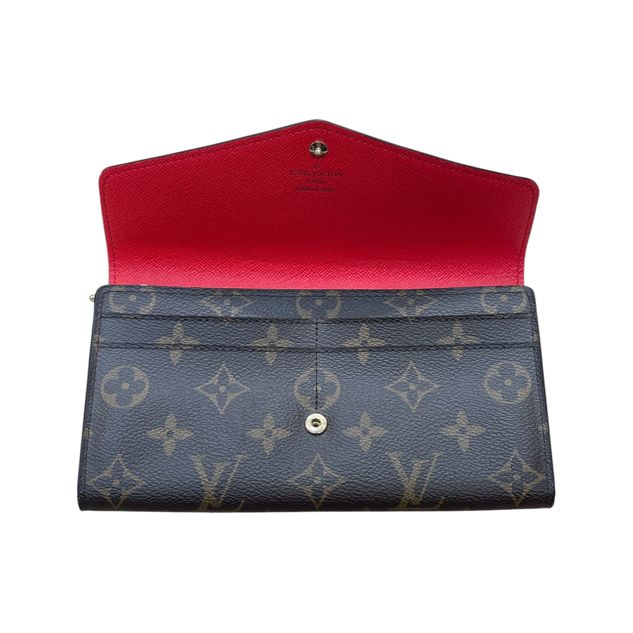 LOUIS VUITTON/Trifold Wallet/All Over Print/Leather/BRW/L's/ view 4