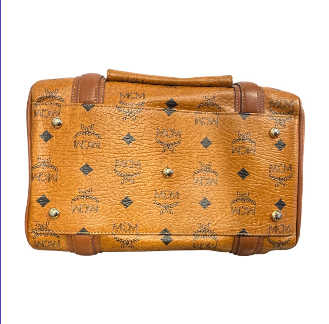 MCM/Hand Bag/Monogram/Leather/CML/COGNAC VISETOS BOSTON view 4