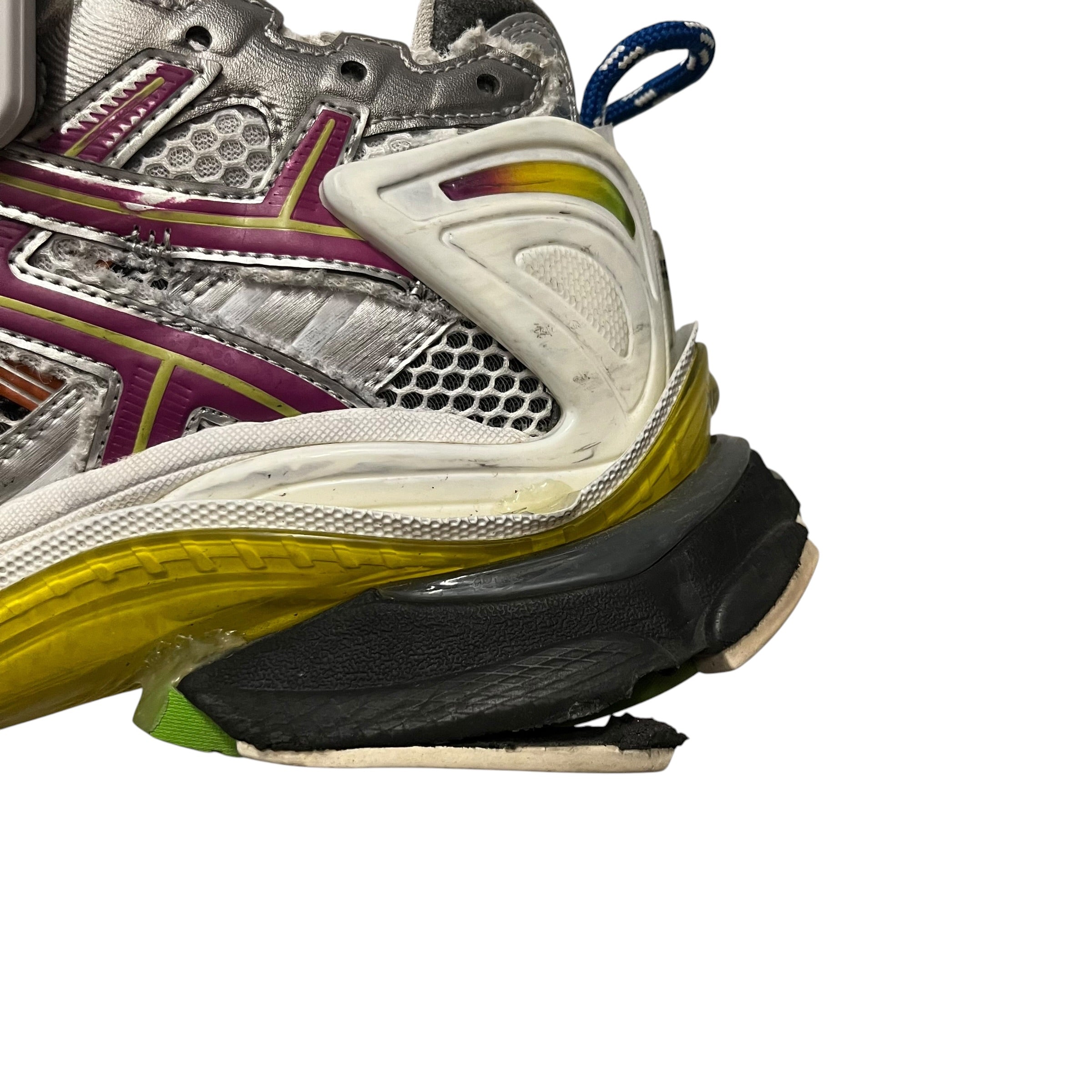BALENCIAGA/Low-Sneakers/US 10/Cotton/SLV/runners multicolor view 6