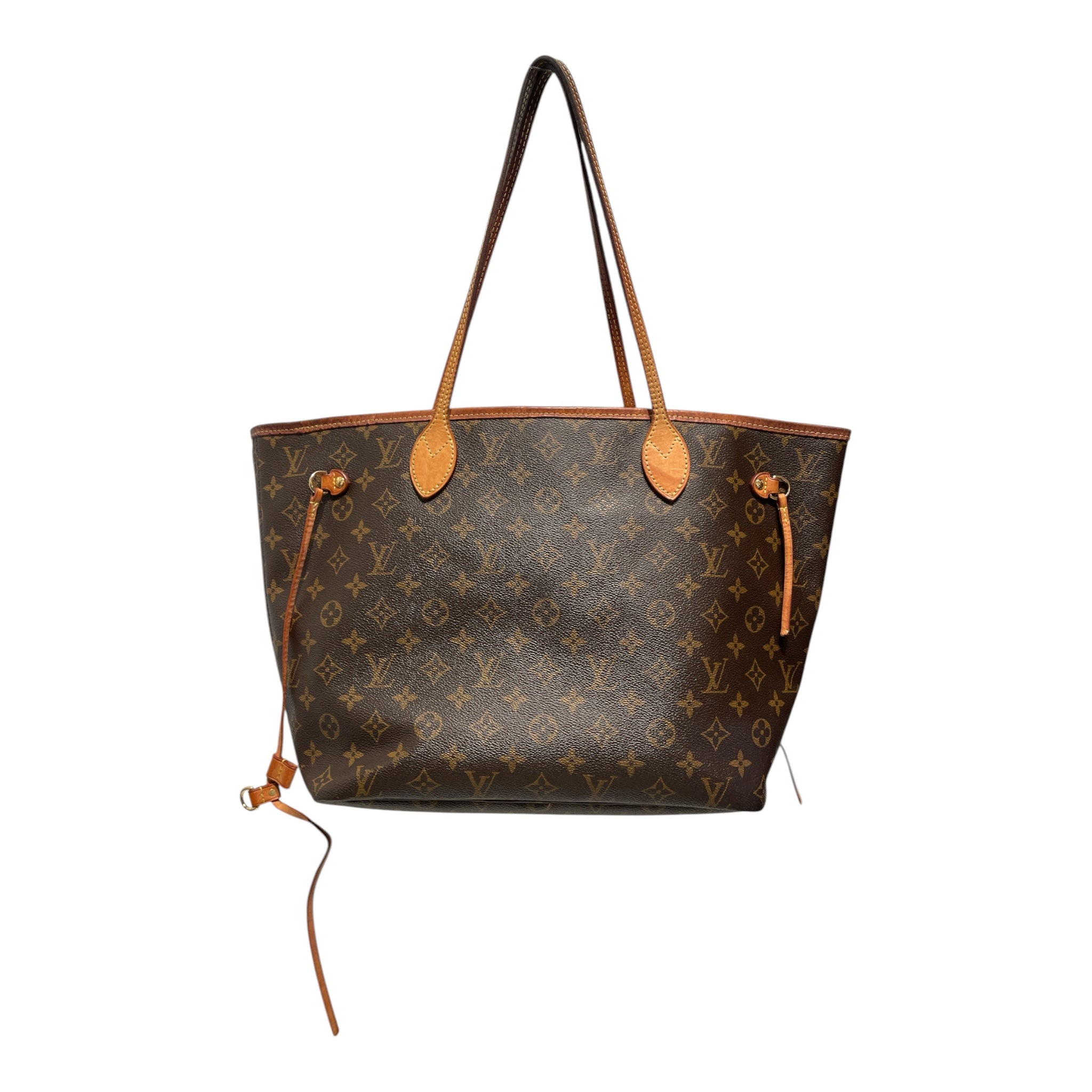LOUIS VUITTON/Tote Bag/Monogram/BRW/NEVERFULL RED STRIPE INSIDE view 2