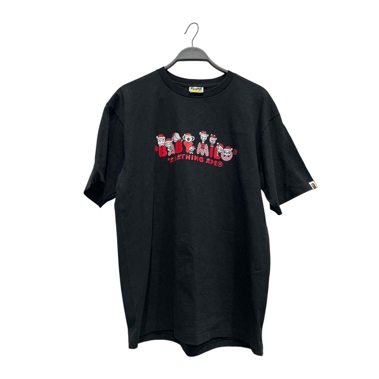 BAPE STA!/T-Shirt/XXL/BLK/BABY MILO CHRISTMAS TEE view 1