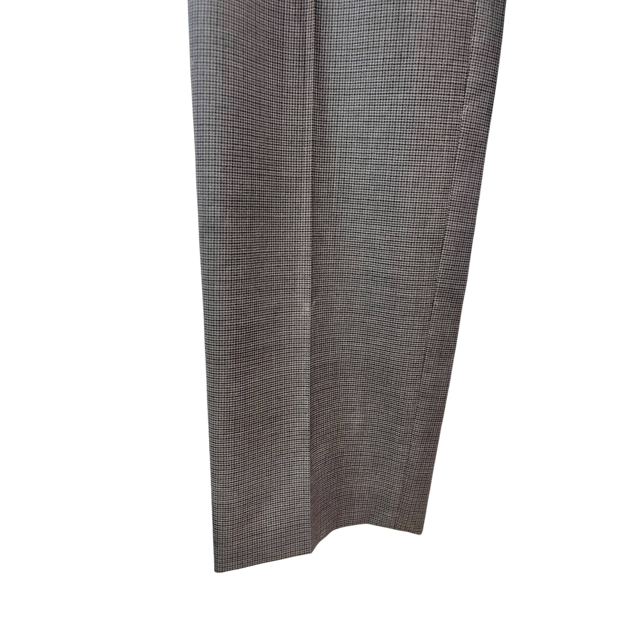 VALENTINO/Slacks/46/Wool/GRY/Glen Check/ view 4