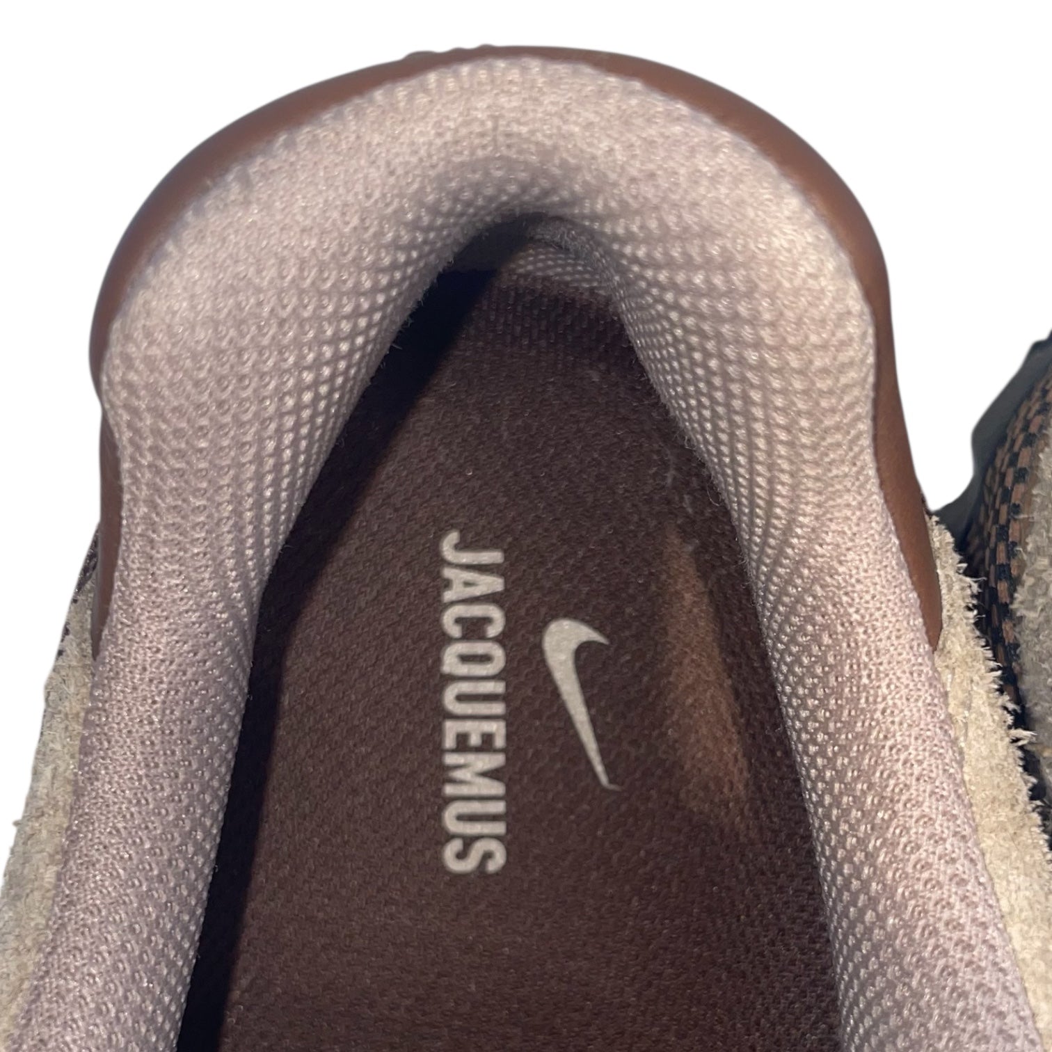 JACQUEMUS/NIKE/Low-Sneakers/US 12/Leather/BRW/pnk/gld logo view 5