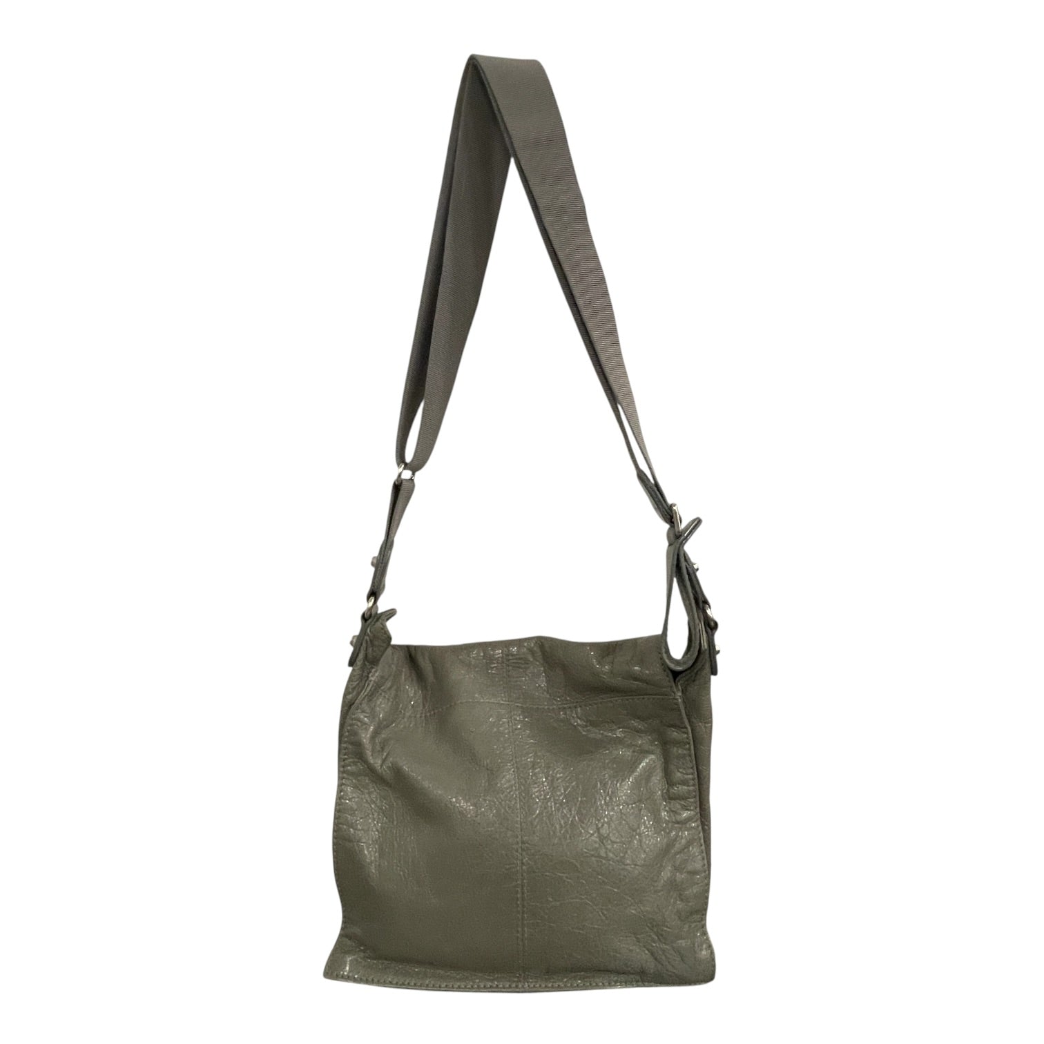BALENCIAGA/Cross Body Bag/Leather/GRY/ view 2