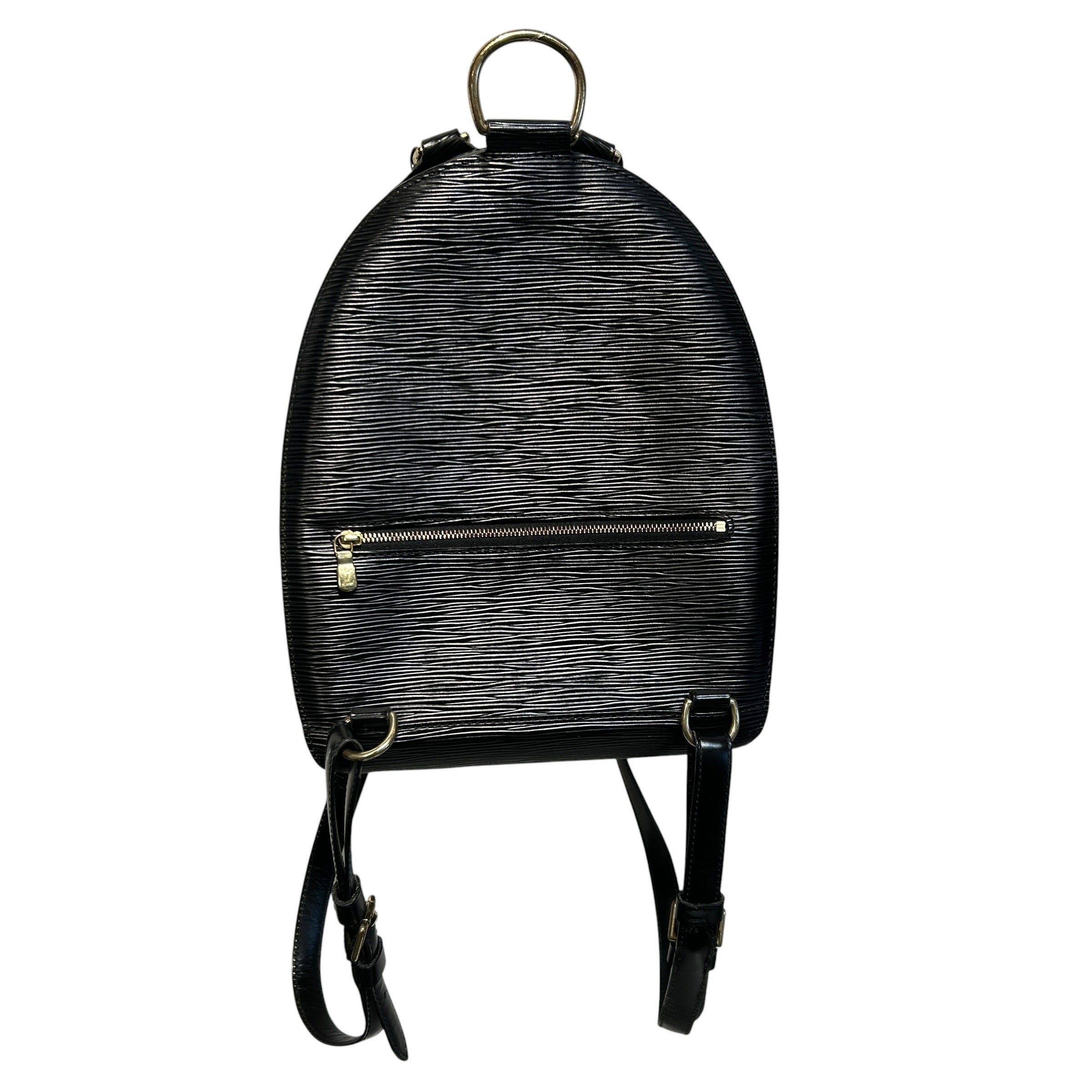 LOUIS VUITTON/Backpack/Leather/BLK/Epi Mabillon view 1