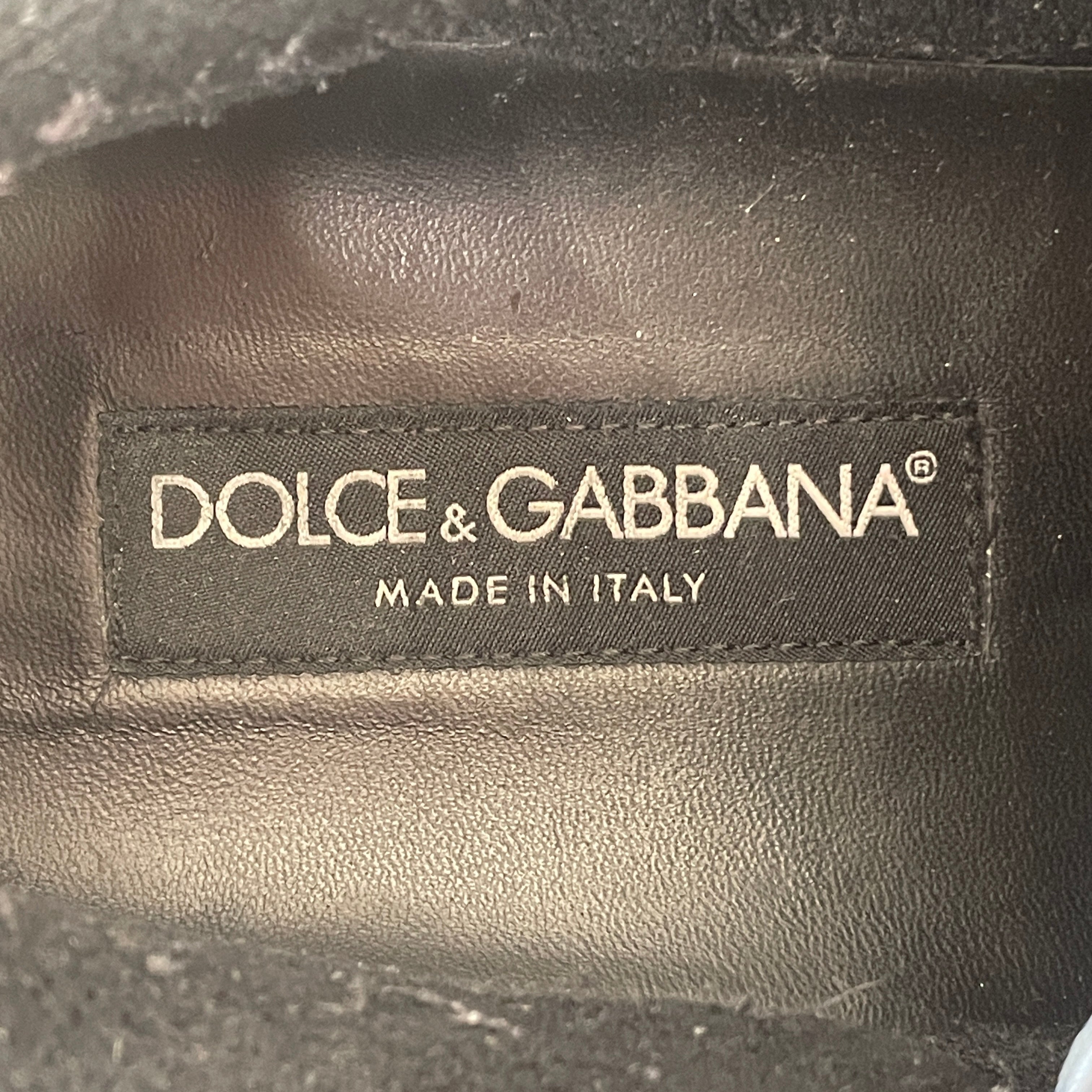 DOLCE&GABBANA/Low-Sneakers/EU 42/Cotton/BLK/AIRMASTER view 3