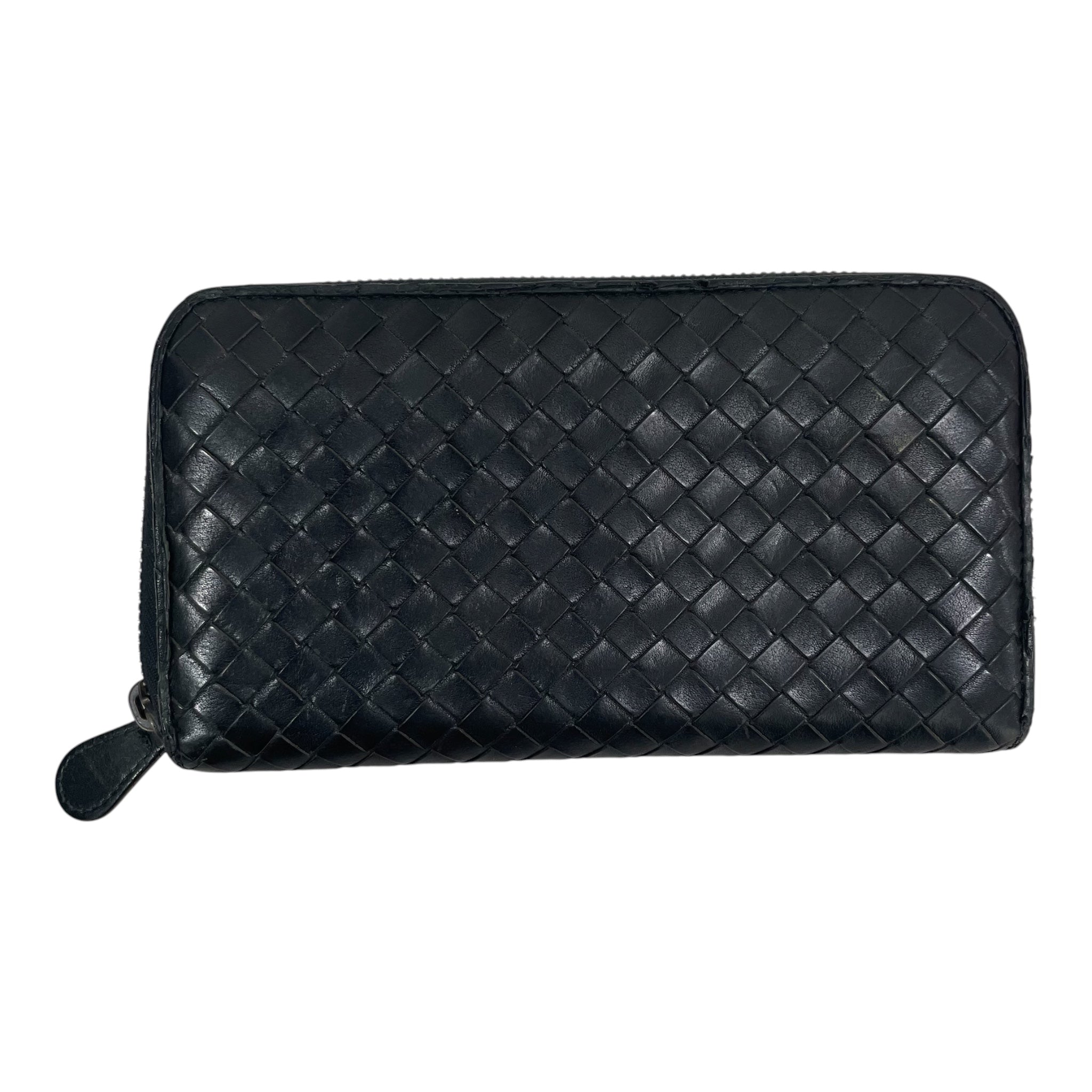 BOTTEGA VENETA/Long Wallet/Leather/BLK/L's/intrecciato clutch/114076v6141 view 2
