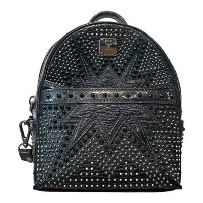MCM/Backpack/OS/Leather/BLK/l0594
