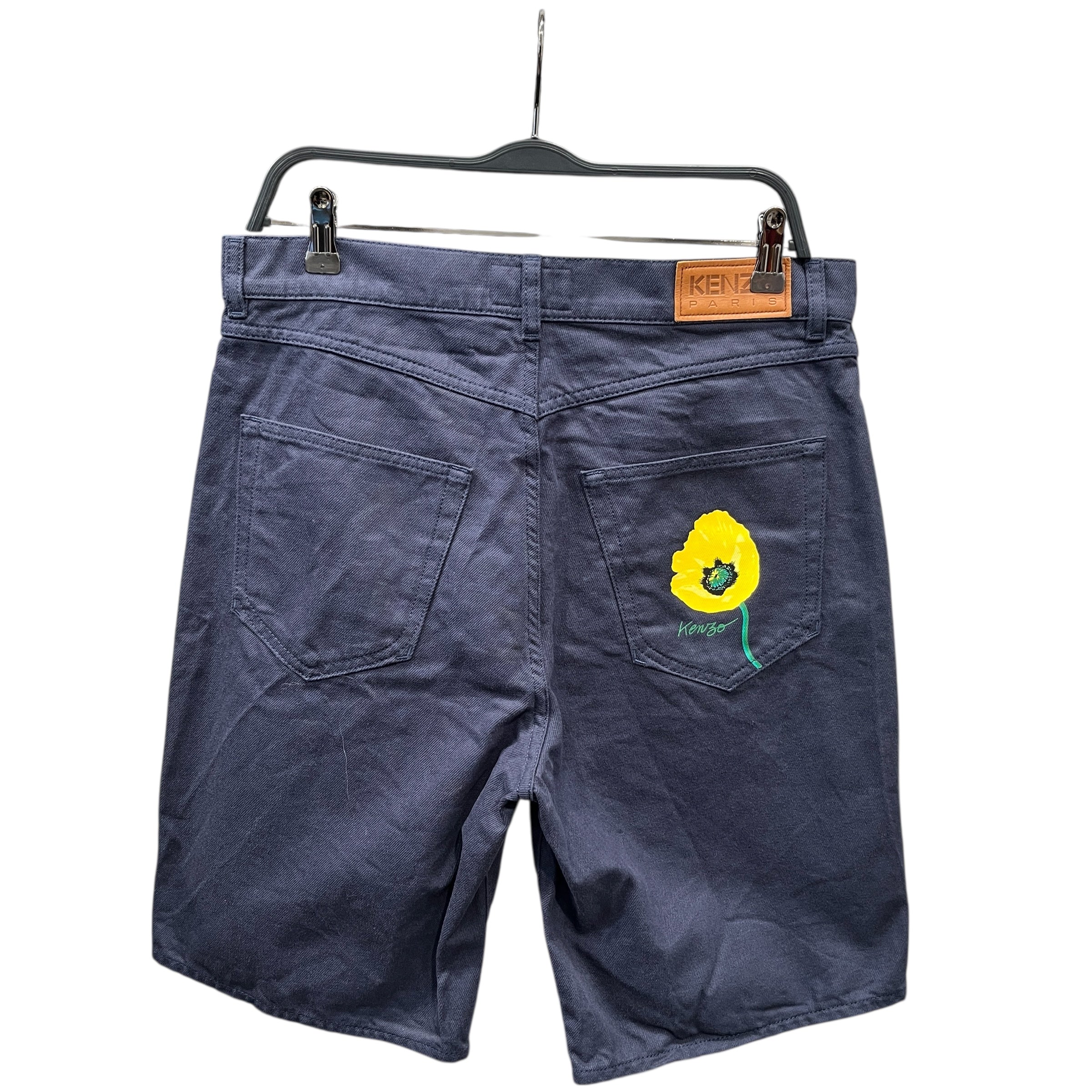 KENZO/Shorts/31/Cotton/NVY/Poppy Shorts view 2