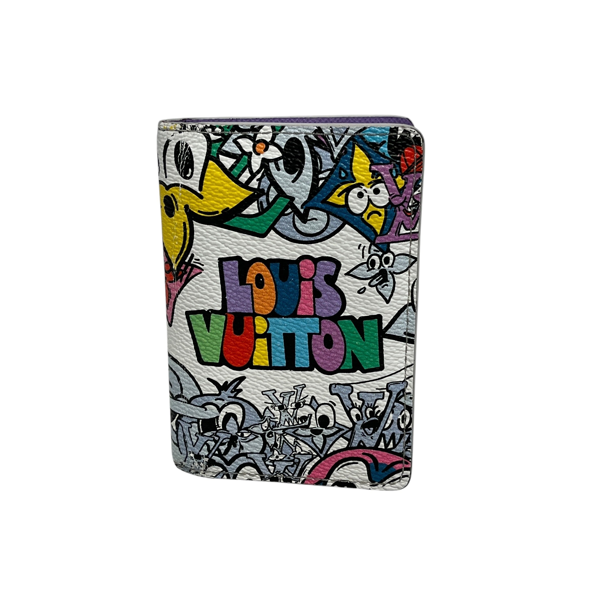 LOUIS VUITTON/Wallet/Graphic/Leather/WHT/M's/Monogram Comics SS23 view 1