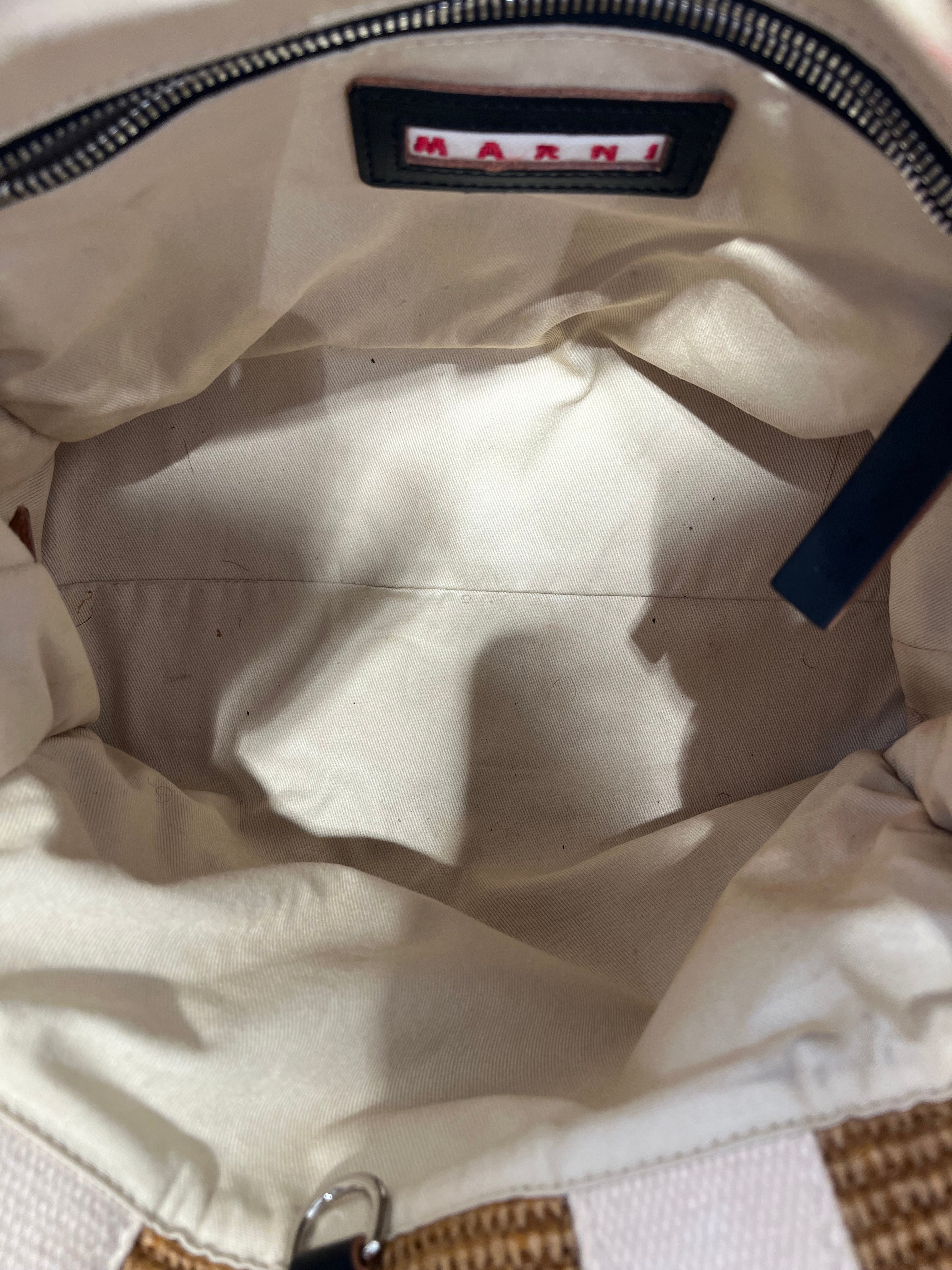 MARNI/Tote Bag/CML/RAFFIA TOTE/ TOP HANDLE view 6