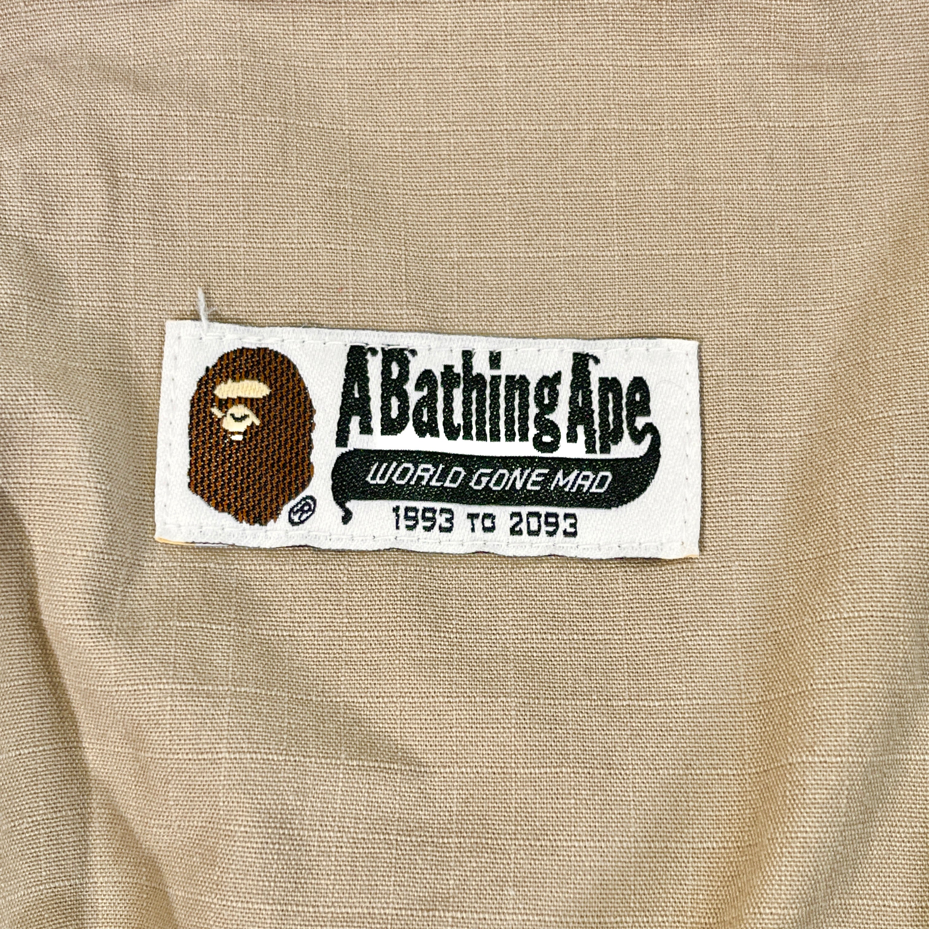 A BATHING APE/Cargo Pants/32/Cotton/KHK/Button Fly/ view 4