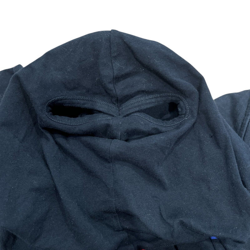VETEMENTS/Hoodie/L/Cotton/BLK/PRESIDENT Ski mask hoodie