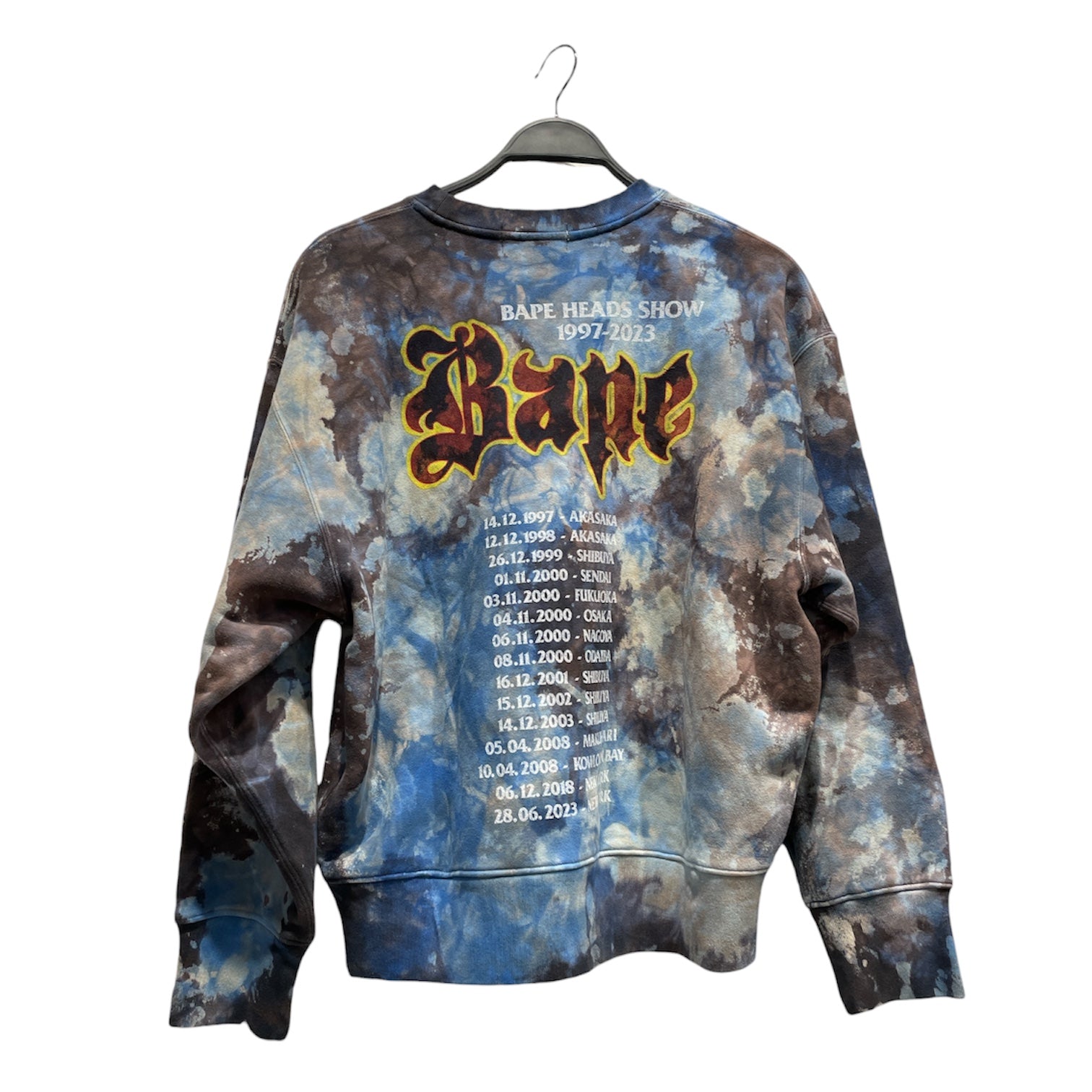 A BATHING APE/Sweater/S/Cotton/NVY/tie-dye-boombox view 2