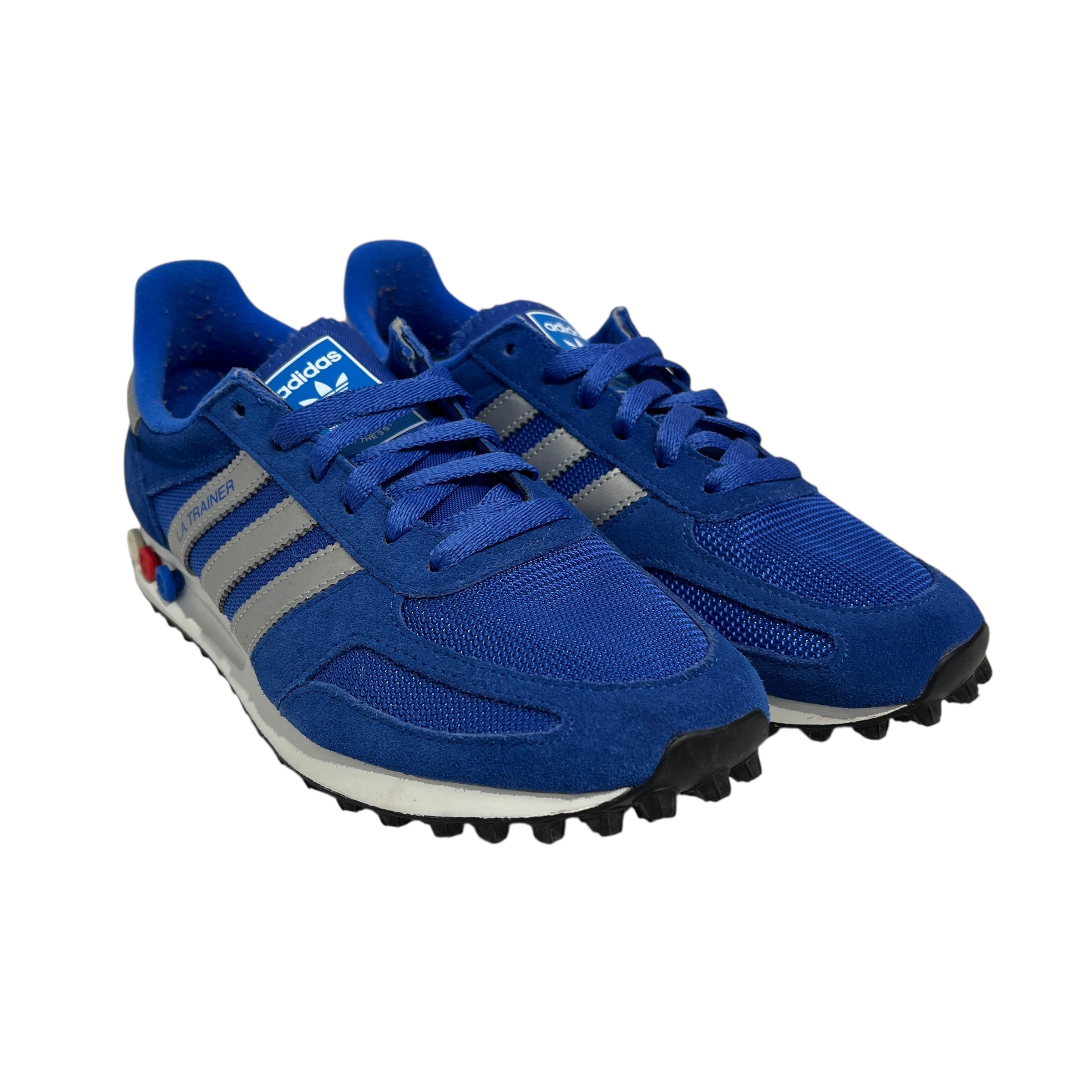 adidas/Low-Sneakers/US 9/Stripe/Suede/NVY/LA Trainer view 1