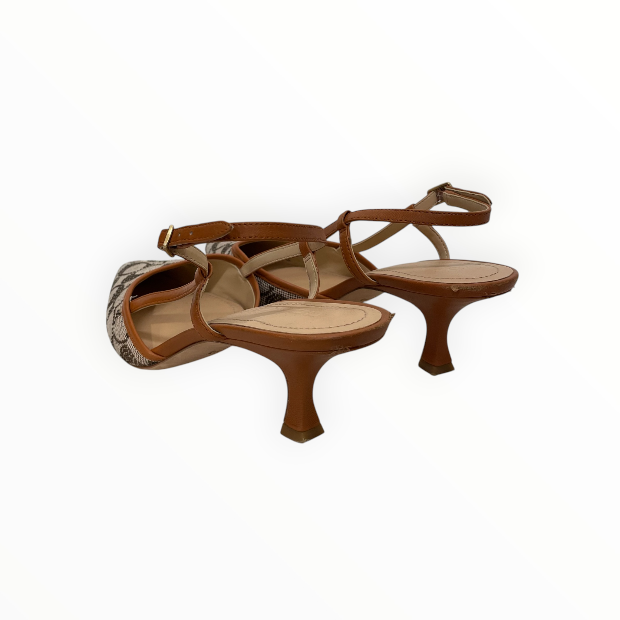 COACH/Heels/US 10/Monogram/BRW/ROSIE CRYSTAL SLING BACK view 2