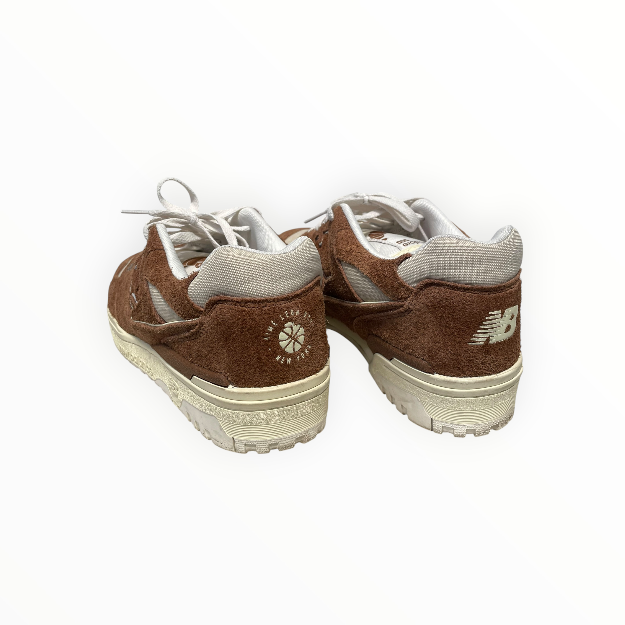 NEW BALANCE/Low-Sneakers/US 10.5/Suede/BRW/Aime Leon Dore Collab view 2