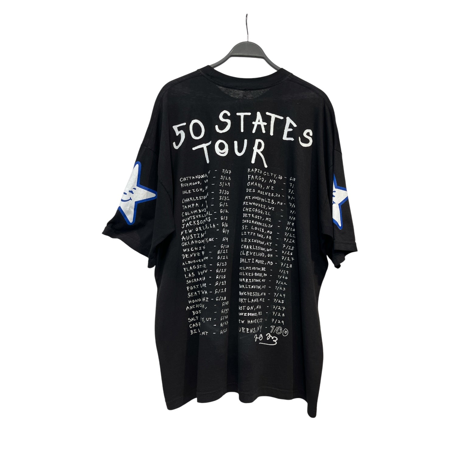 ASSPIZZA/T-Shirt/XXL/Cotton/BLK/AERICAN FLAG view 2
