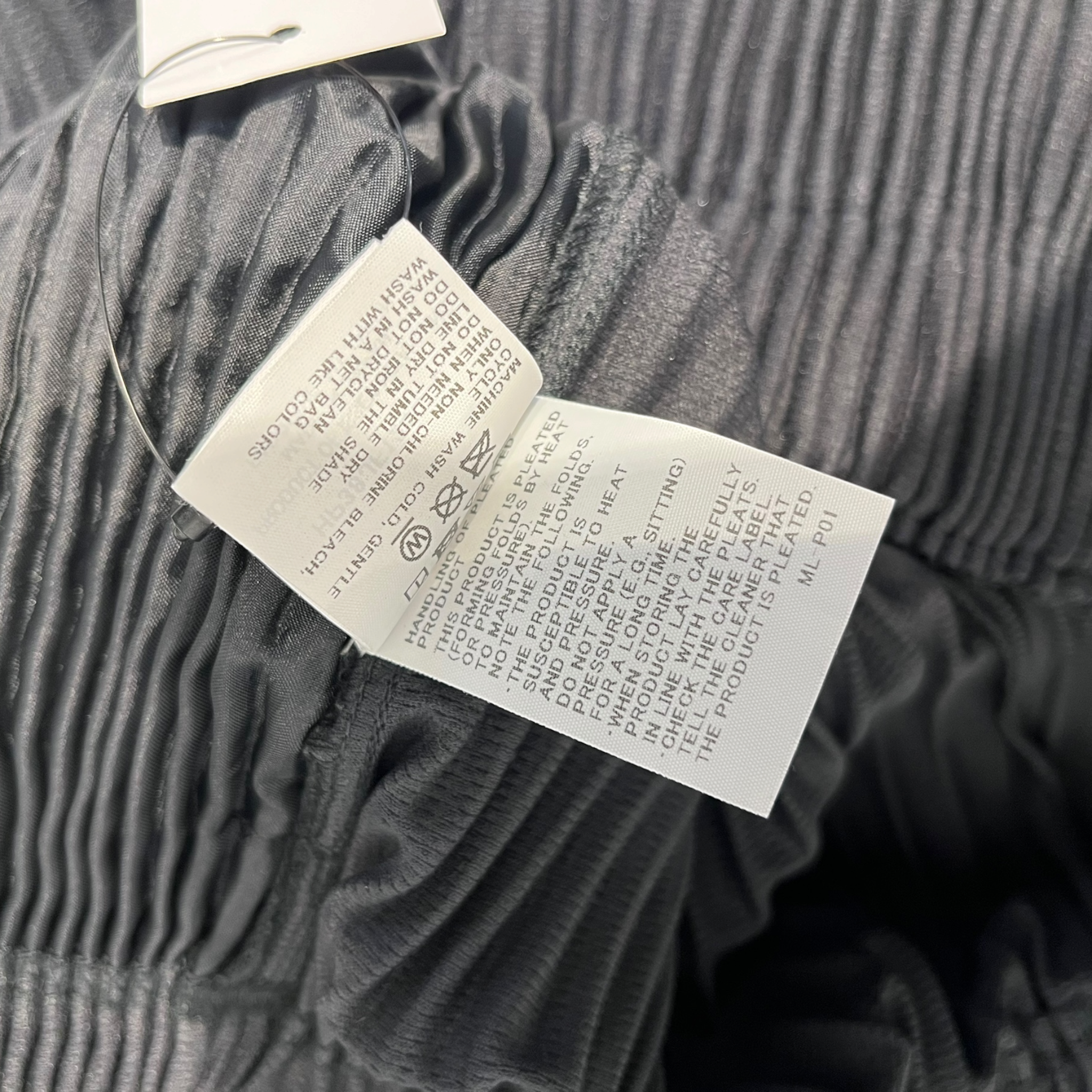 ISSEY MIYAKE/Pants/2/Polyester/BLK/PLEATED view 5