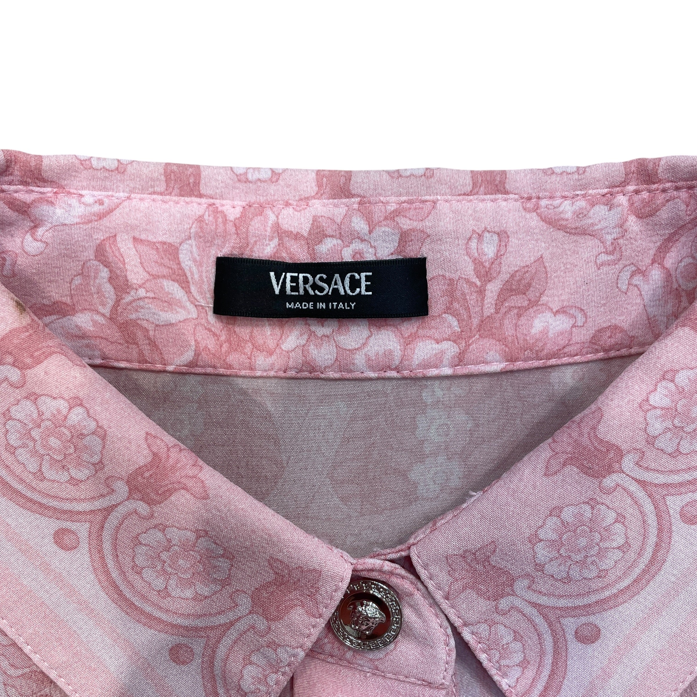 VERSACE/Shirt/38/All Over Print/Silk/PNK/1001360 view 4