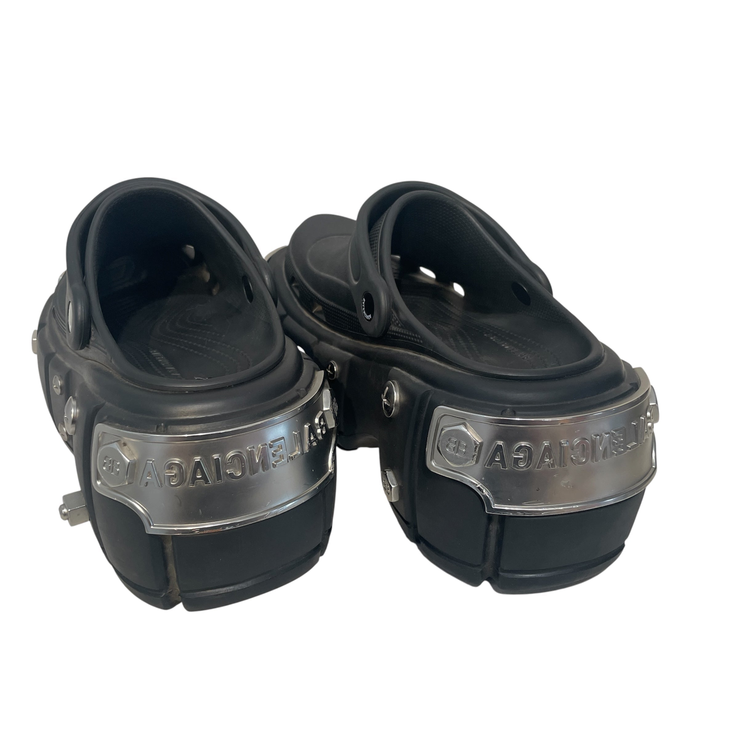 BALENCIAGA/Shoes/EU 41/BLK/Balenciaga Crocs view 2