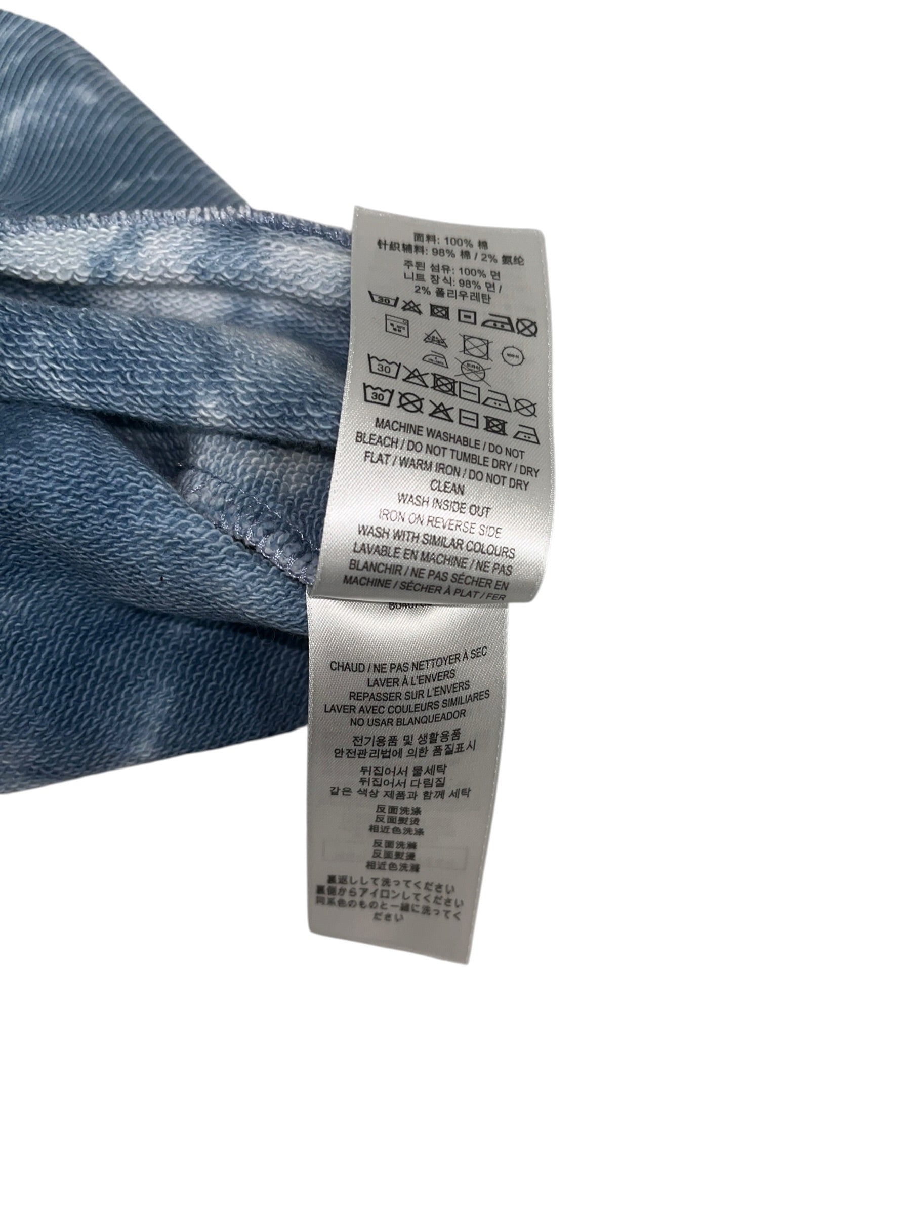 BURBERRY LONDON/Sweatshirt/XS/All Over Print/Cotton/BLU/Shark Print view 5
