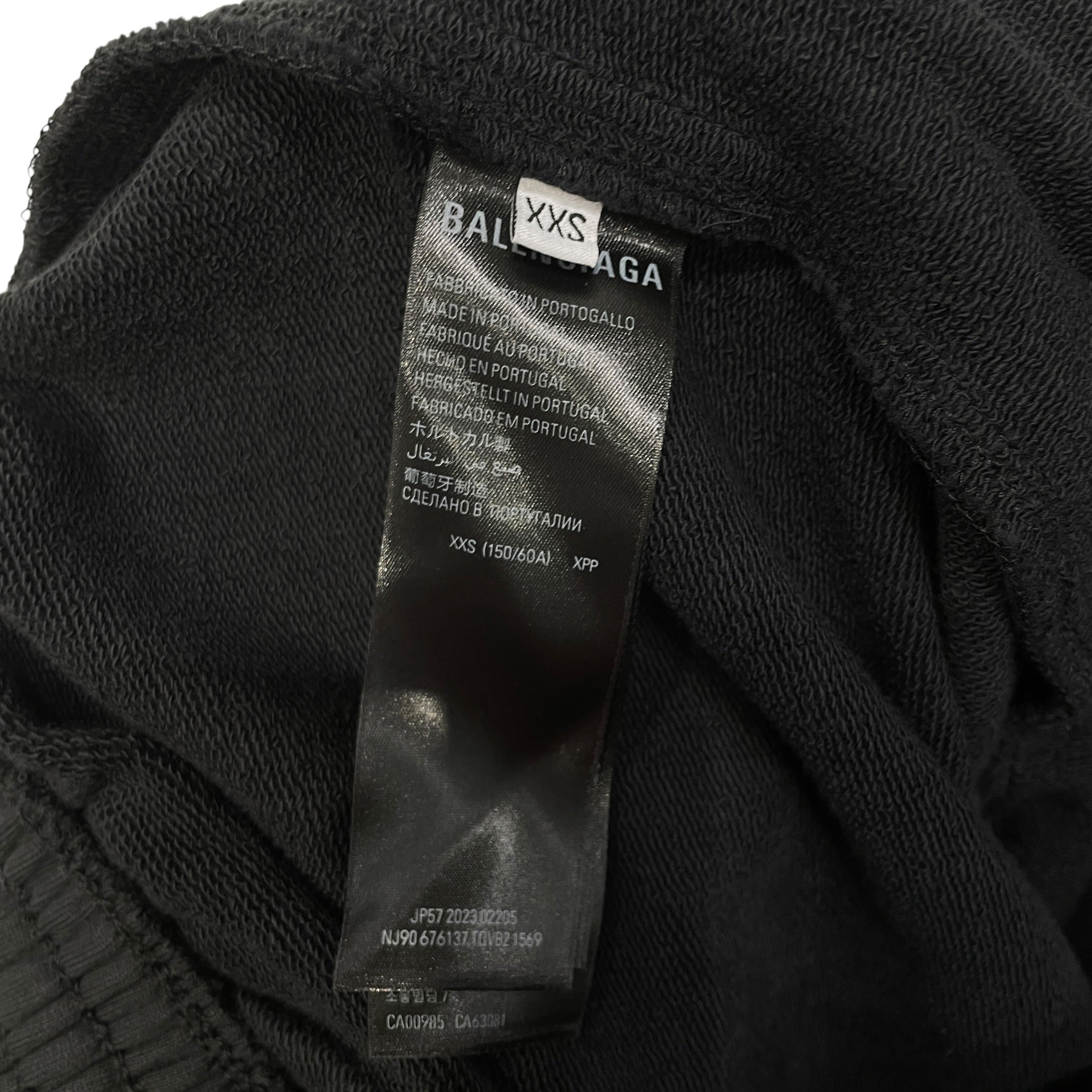 BALENCIAGA/Shorts/XXS/Cotton/BLK/DOUBLE O EMBRIODERY view 4