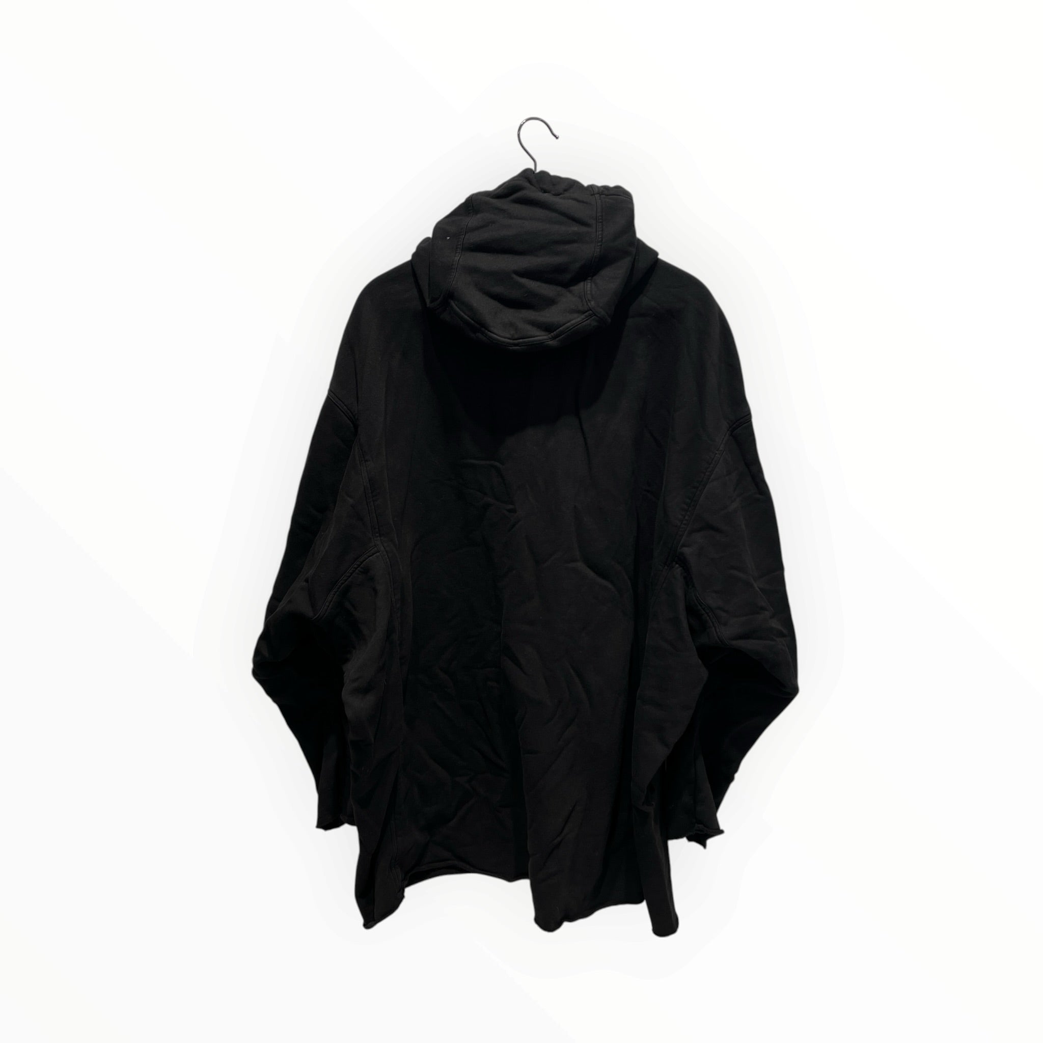 Rick Owens/Hoodie/XL/Graphic/Cotton/BLK/DRKSHDW peter hoodie view 2