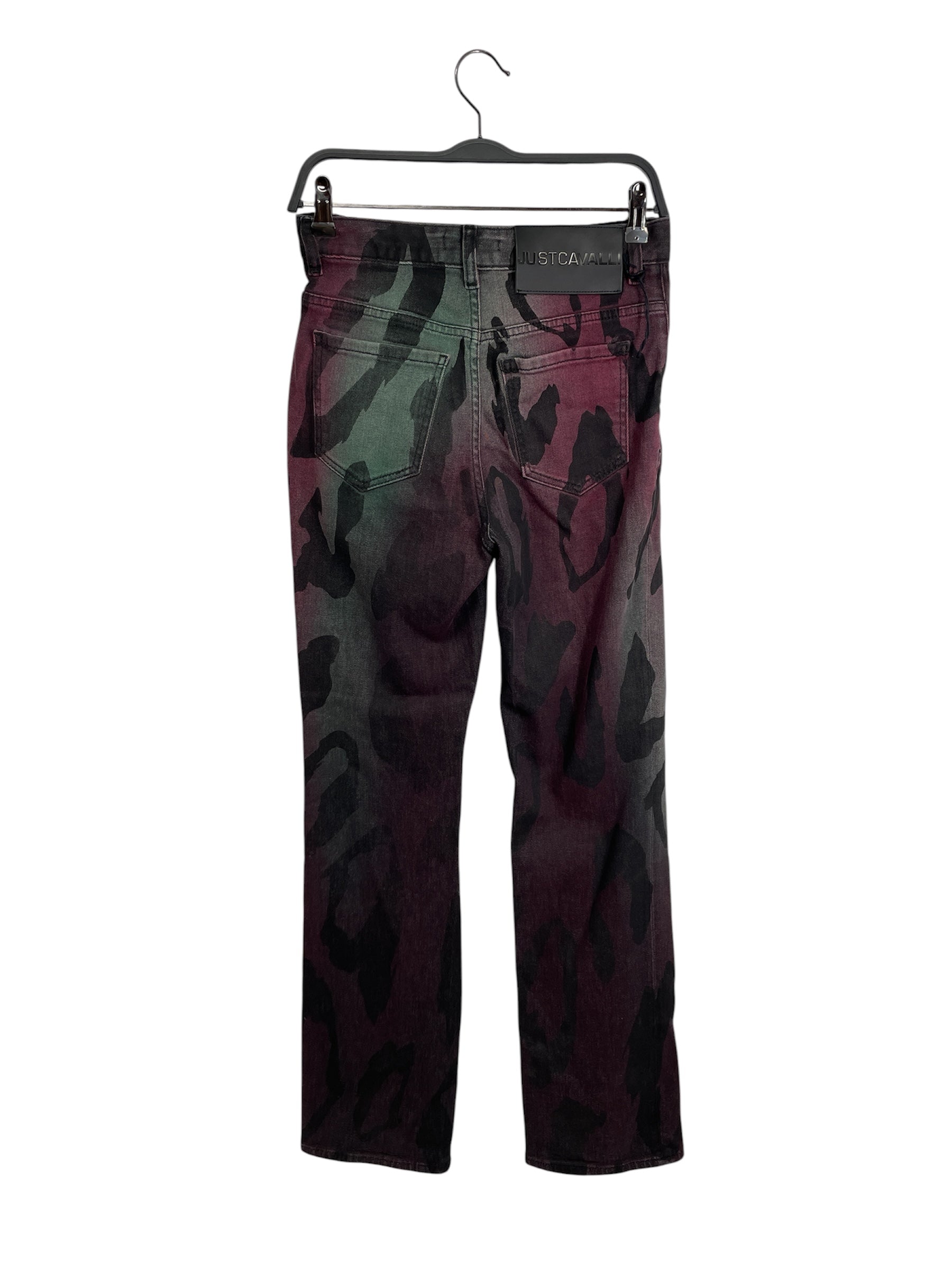 Just cavalli/Skinny Pants/26/Animal Pattern/Cotton/MLT/ANIMAL PRINT JEANS view 3