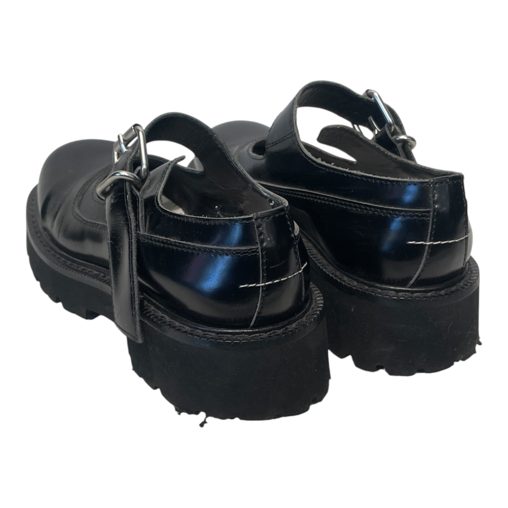 MM6/Loafers/EU 38.5/Leather/BLK/MARY JANE view 2