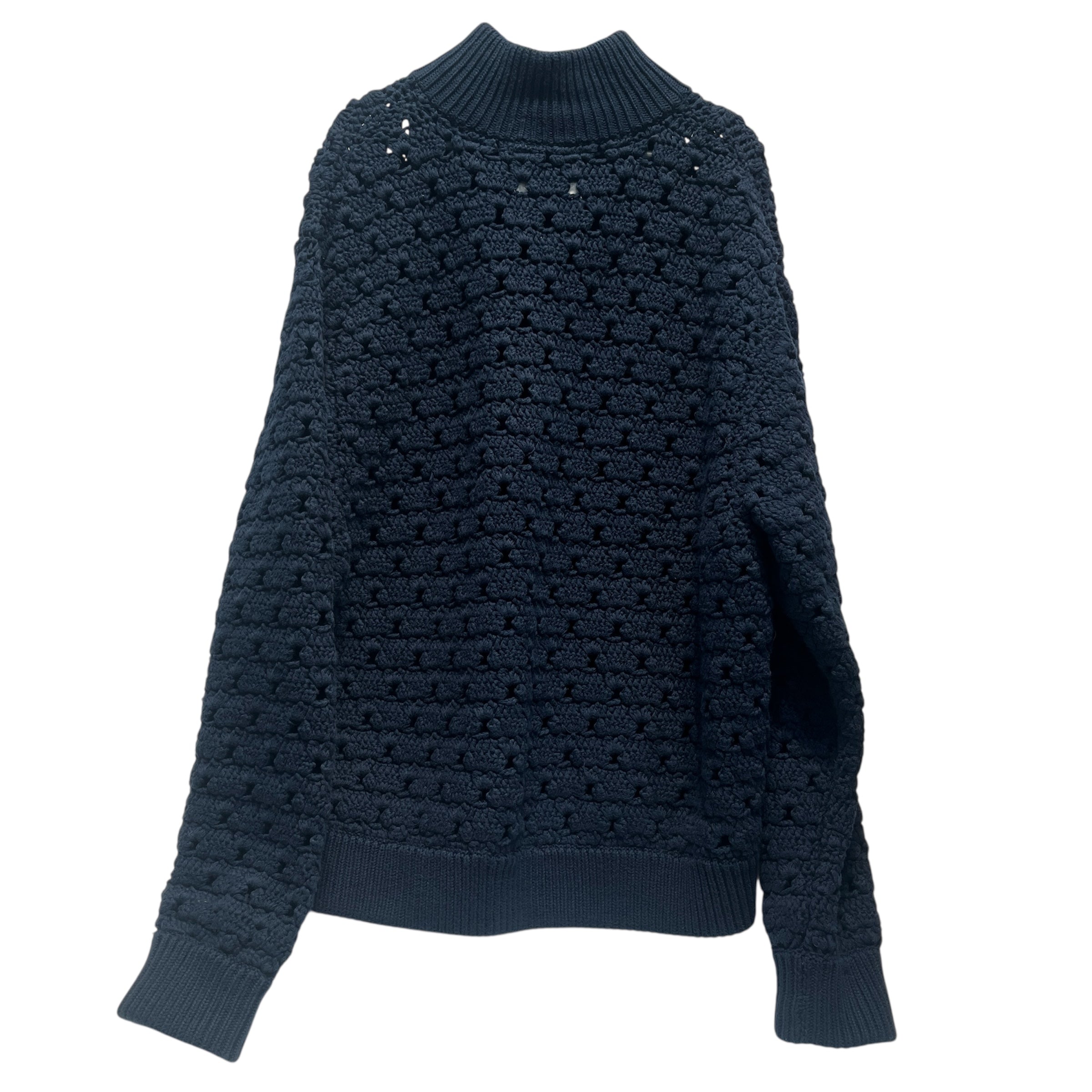 KITH/Zip Up Hoodie/L/Cotton/NVY/CROCHET ZIP UP view 2