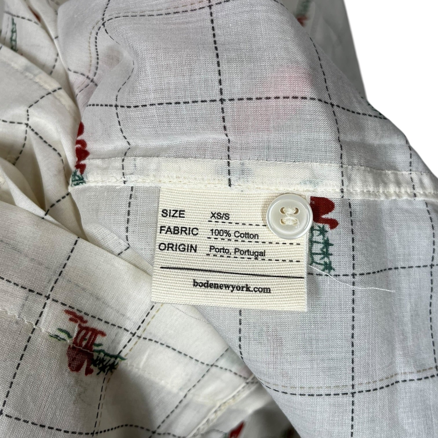 BODE/LS Shirt/XS/Cotton/WHT/Animal Pattern/ view 4