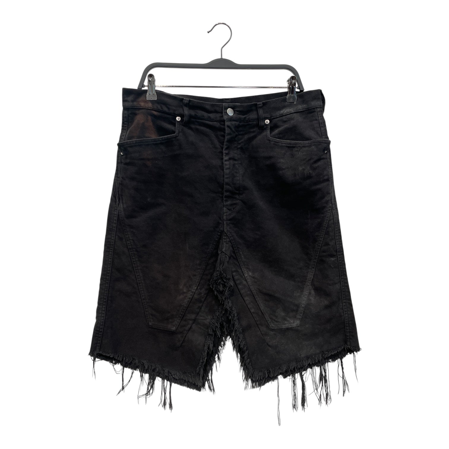 Rick Owens/Skirt/9/Denim/BLK/RAWEDGES view 1