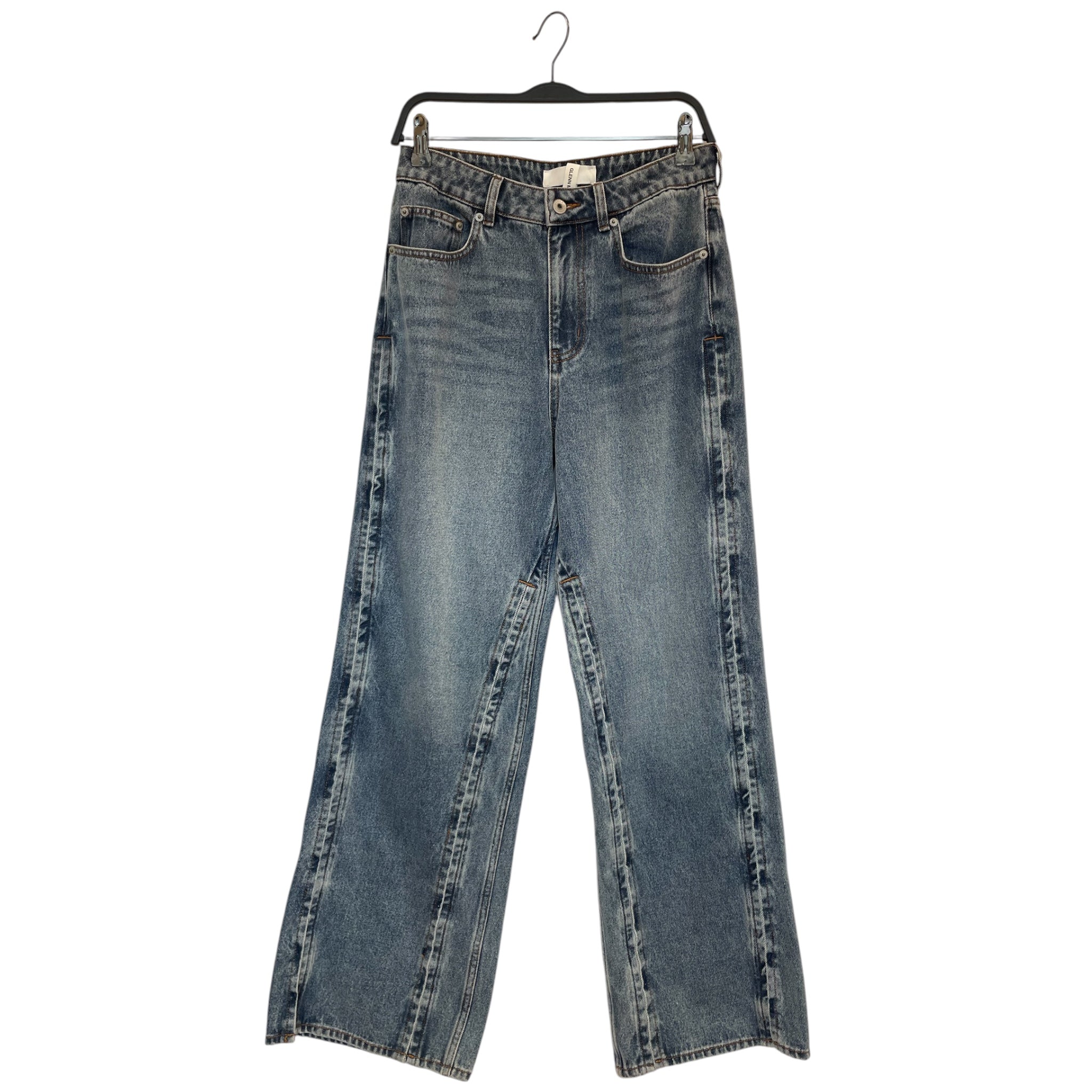 GLEN MARTENS /H&M/Wide Leg Pants/4/Denim/BLU/CLIP ON LEGS view 1