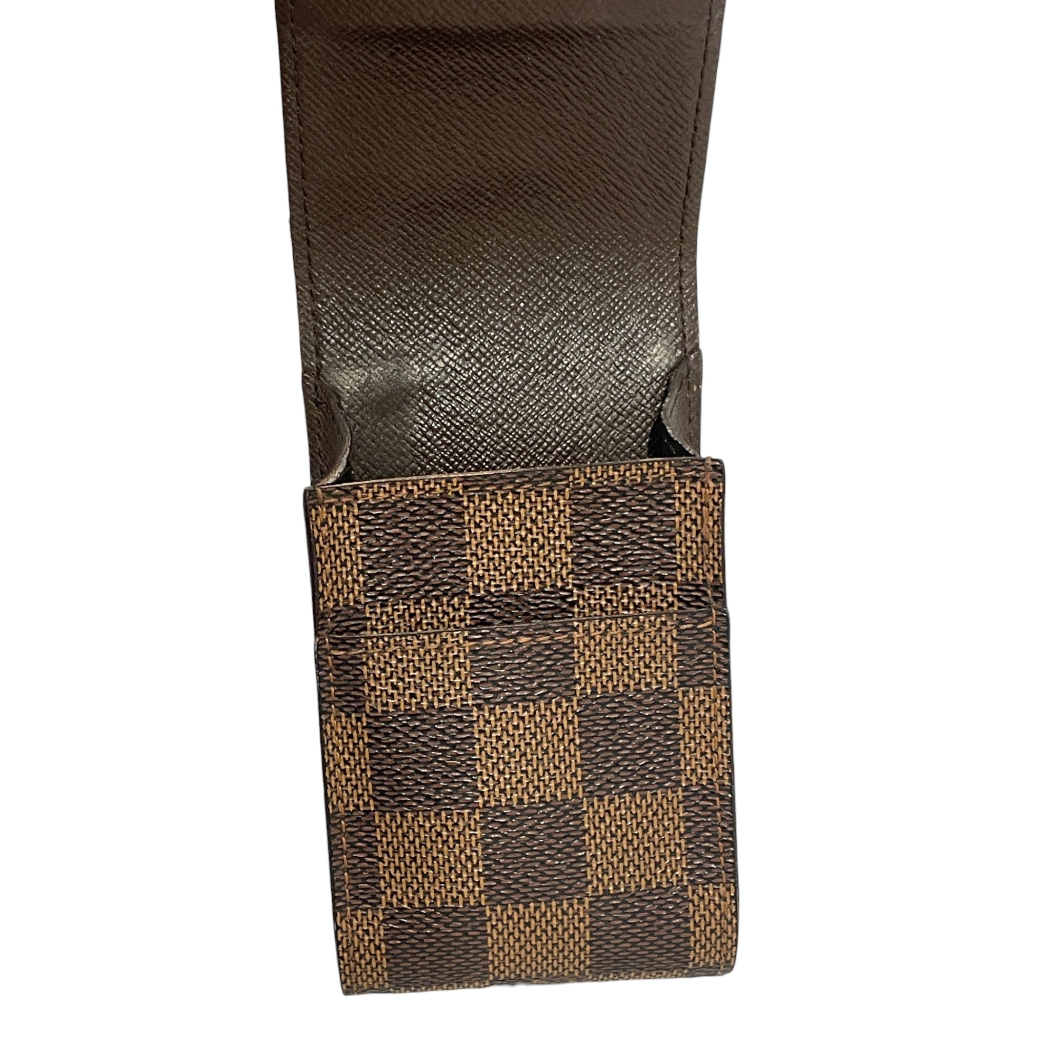 LOUIS VUITTON/Plaid/Leather/BRW/CIGARETTE HOLDER, BTB84YG view 4