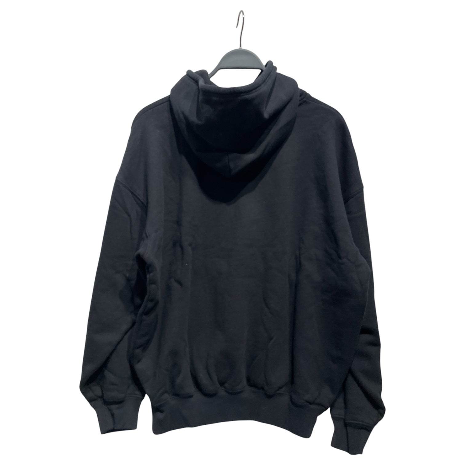 BALENCIAGA/Hoodie/M/Cotton/BLK/b logo embroided view 2