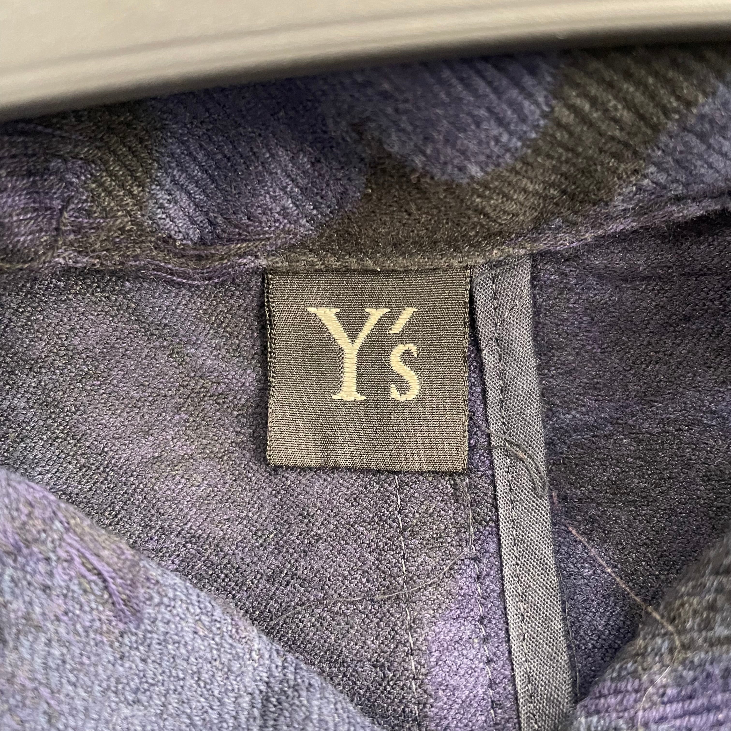 YOHJI YAMAMOTO/Coat/2/Denim/PPL/All Over Print/Y's Long Jacket Denim view 3