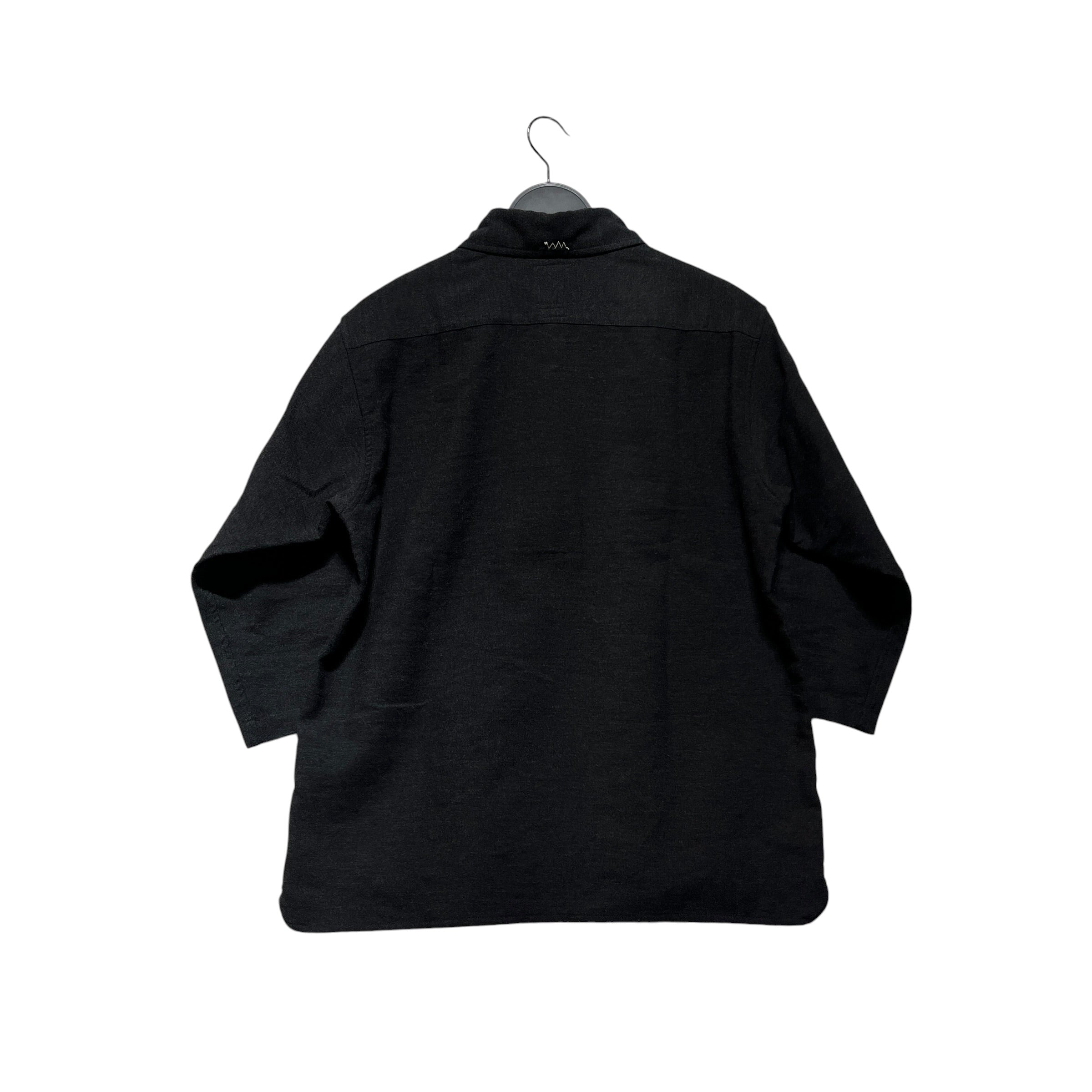 visvim/Polo Shirt/1/Cotton/GRY/v logo view 2